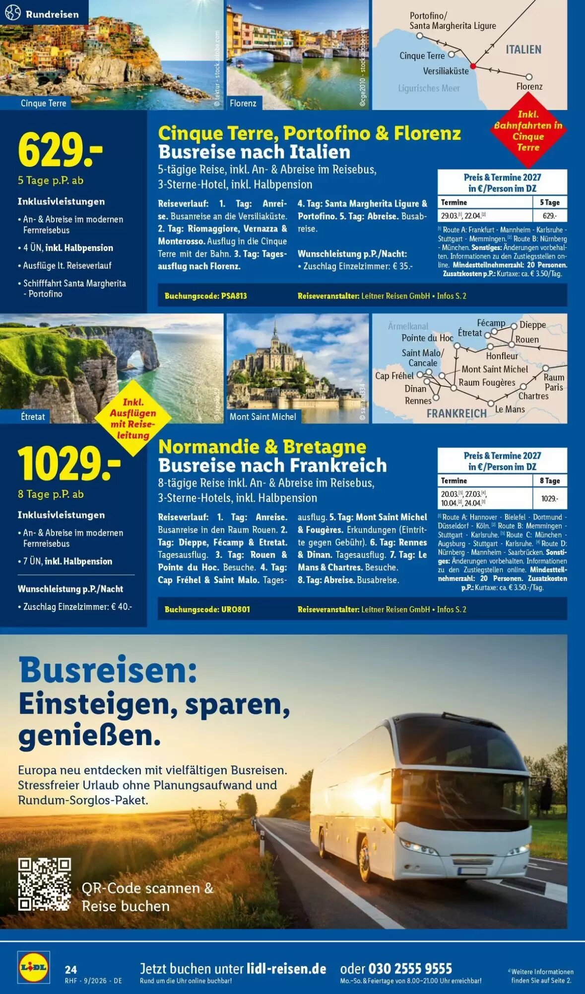 Lidl Reisen Prospekt (ab 29.08.2026) zum Blättern - Seite 24