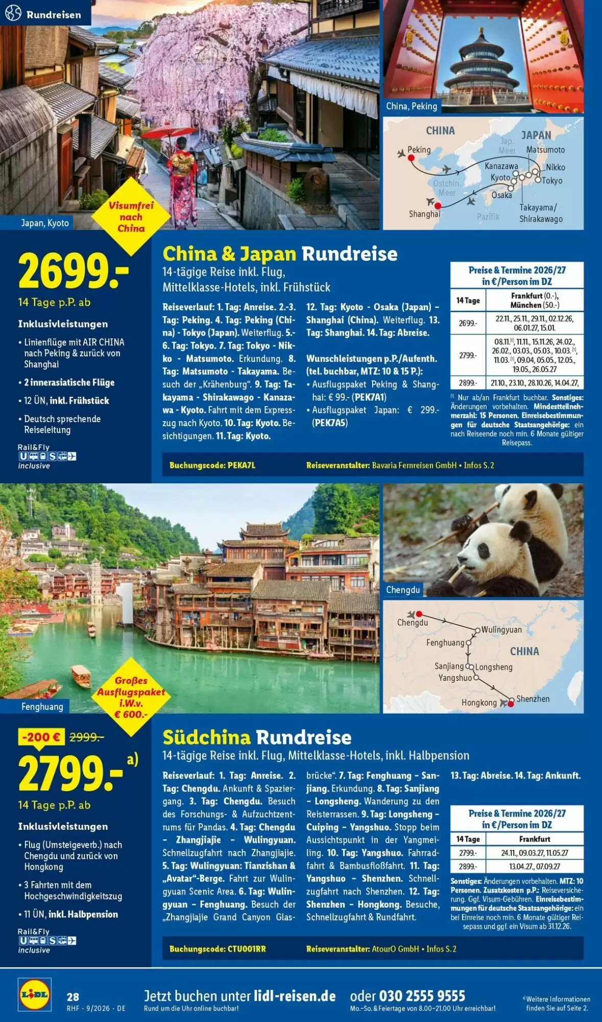 Lidl Reisen Prospekt (ab 29.08.2026) zum Blättern - Seite 28
