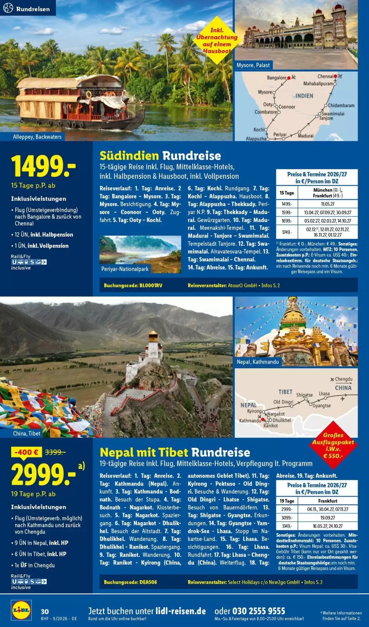 Lidl Reisen Prospekt (ab 29.08.2026) zum Blättern - Seite 30