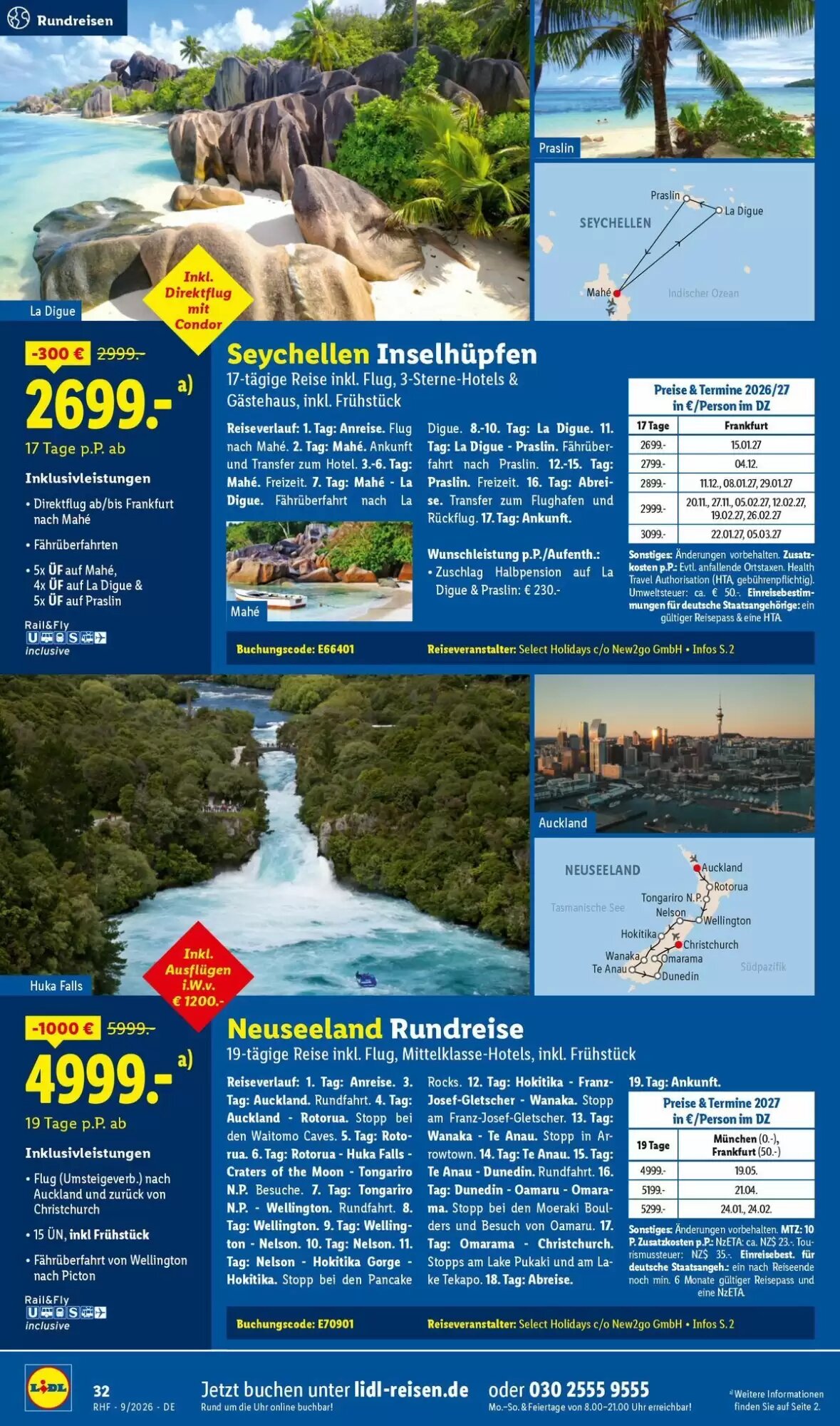 Lidl Reisen Prospekt (ab 29.08.2026) zum Blättern - Seite 32