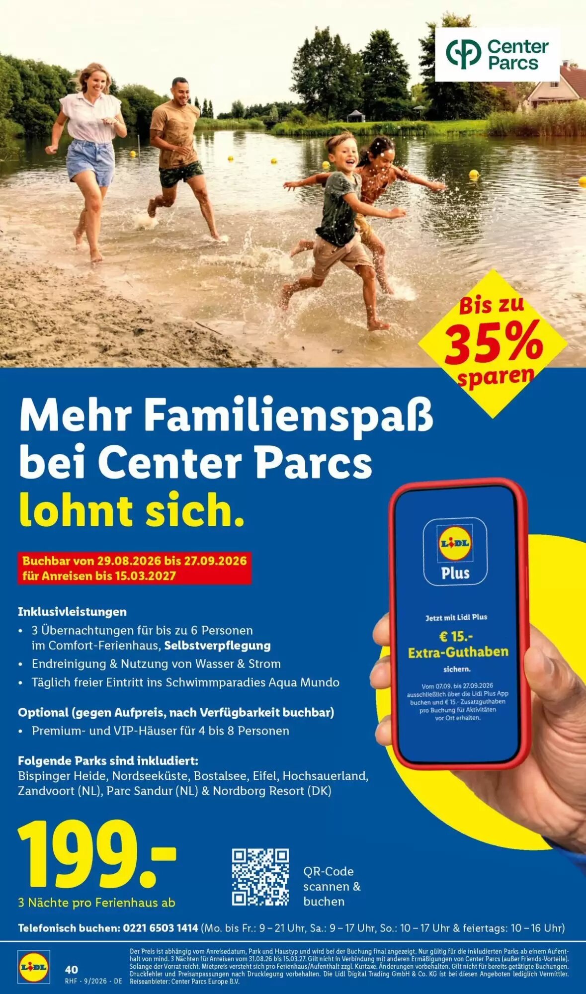 Lidl Reisen Prospekt (ab 29.08.2026) zum Blättern - Seite 40