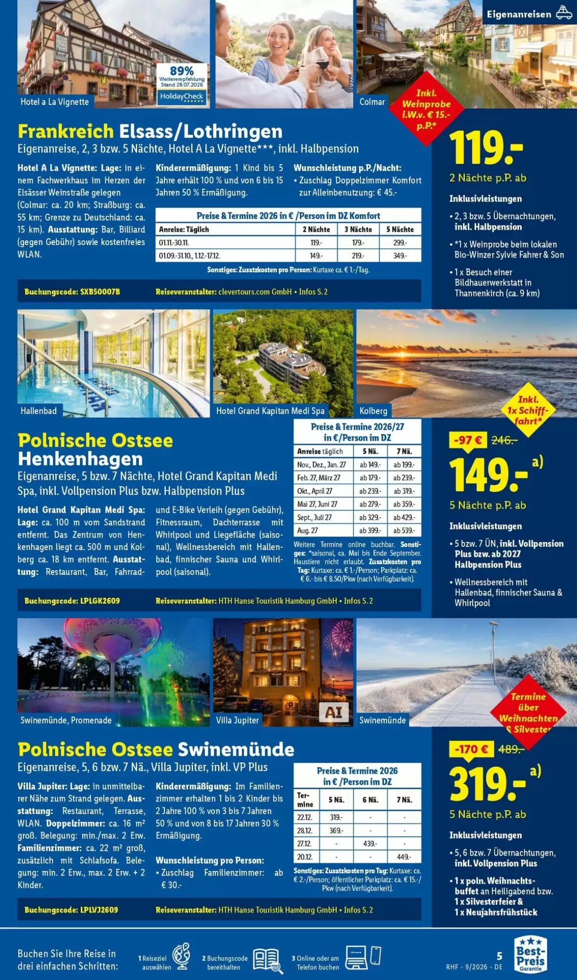 Lidl Reisen Prospekt (ab 29.08.2026) zum Blättern - Seite 5