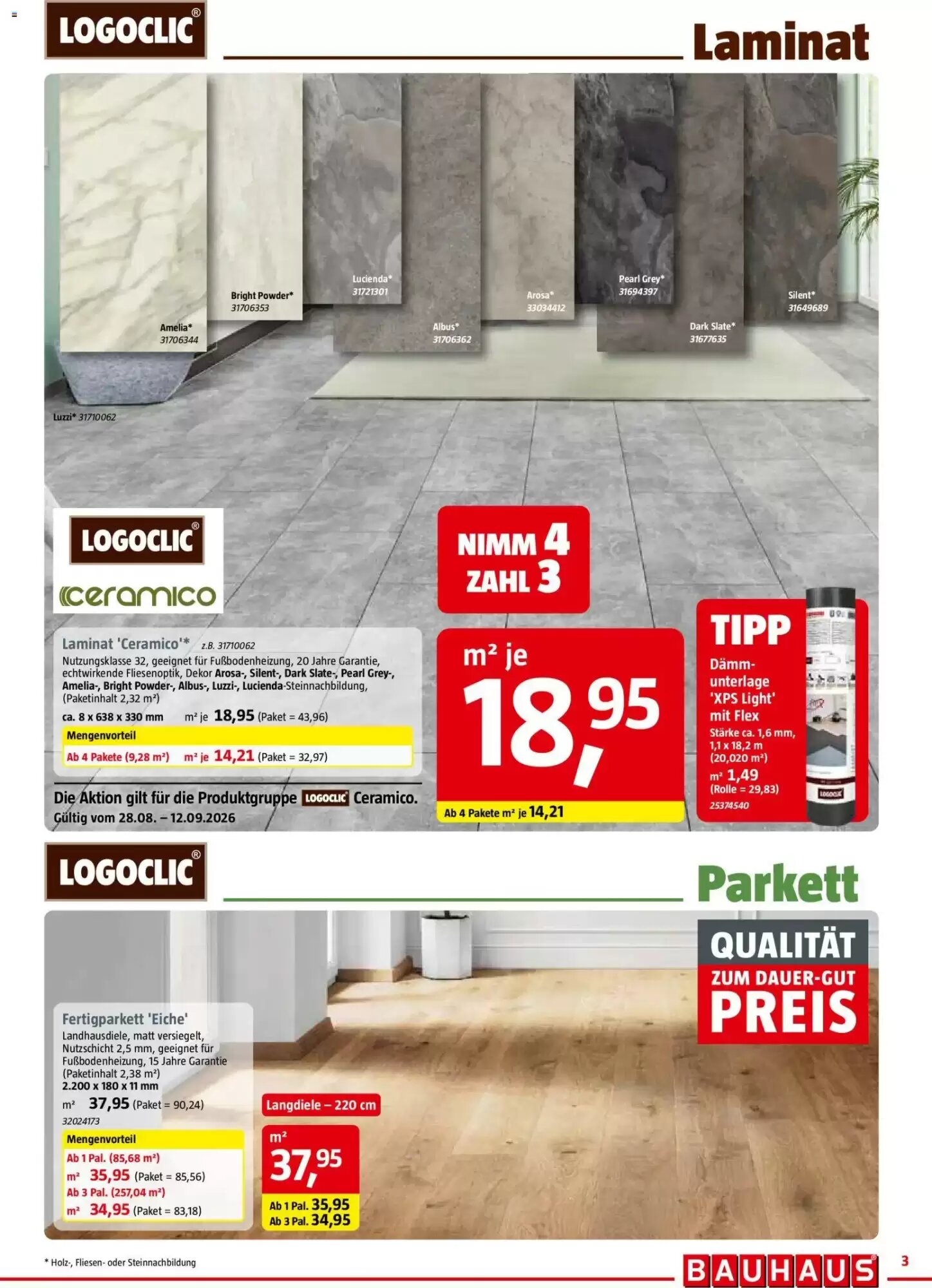 Bauhaus Prospekt (ab 29.08.2026) zum Blättern - Seite 3