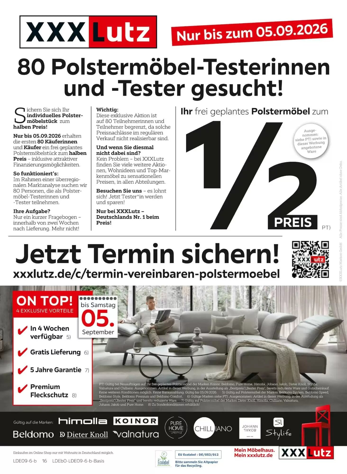 XXXLutz Prospekt (ab 29.08.2026) zum Blättern - Seite 33