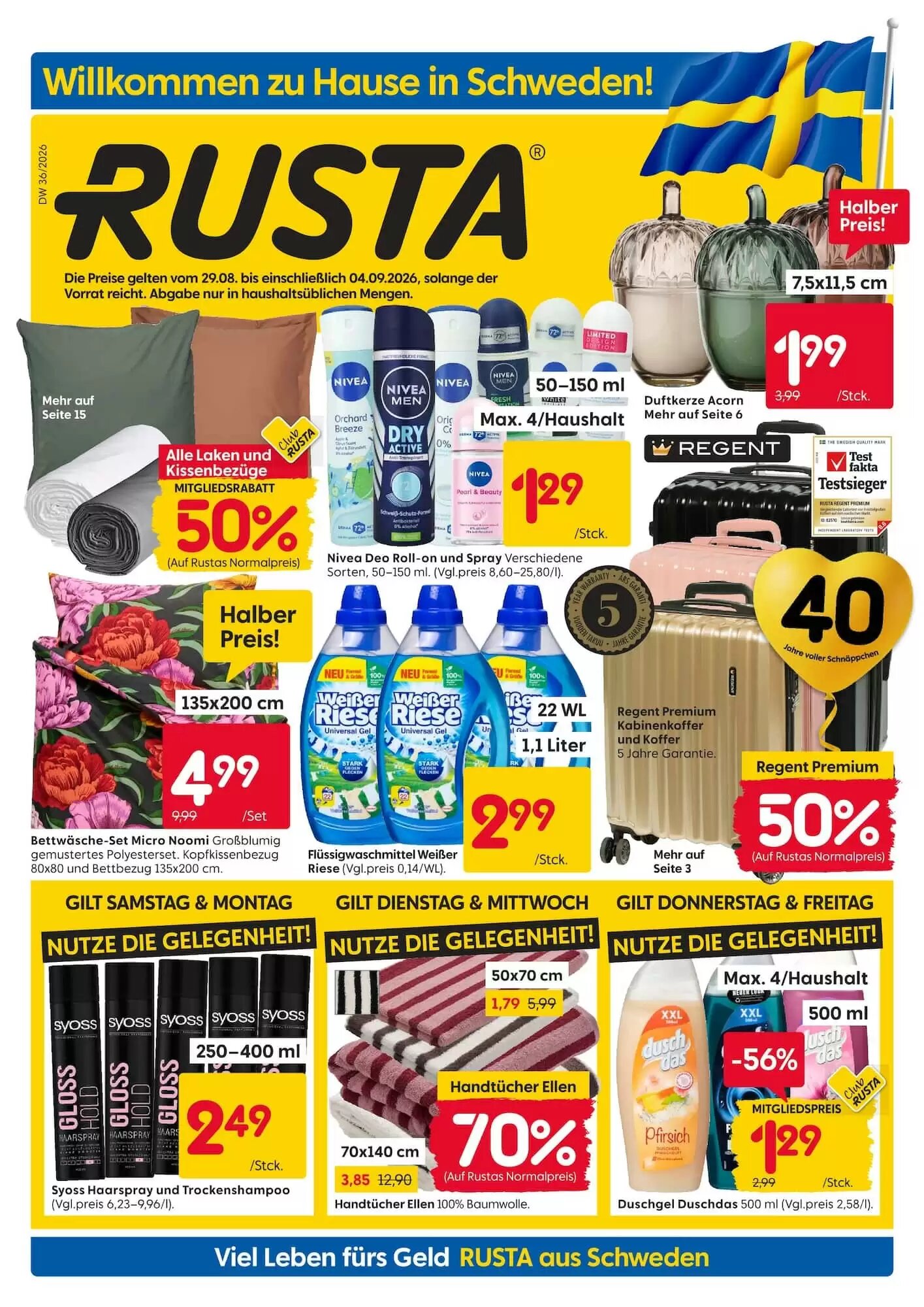 Rusta Prospekt (ab 29.08.2026) zum Blättern - Seite 1