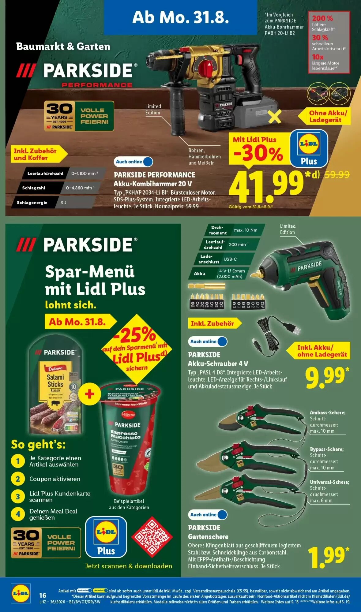 Lidl Prospekt (ab 30.08.2026) zum Blättern - Seite 32