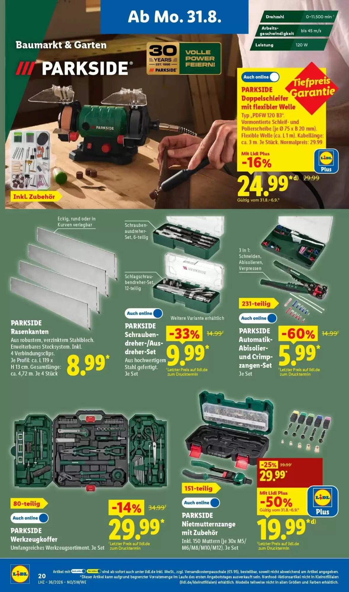 Lidl Prospekt (ab 30.08.2026) zum Blättern - Seite 36
