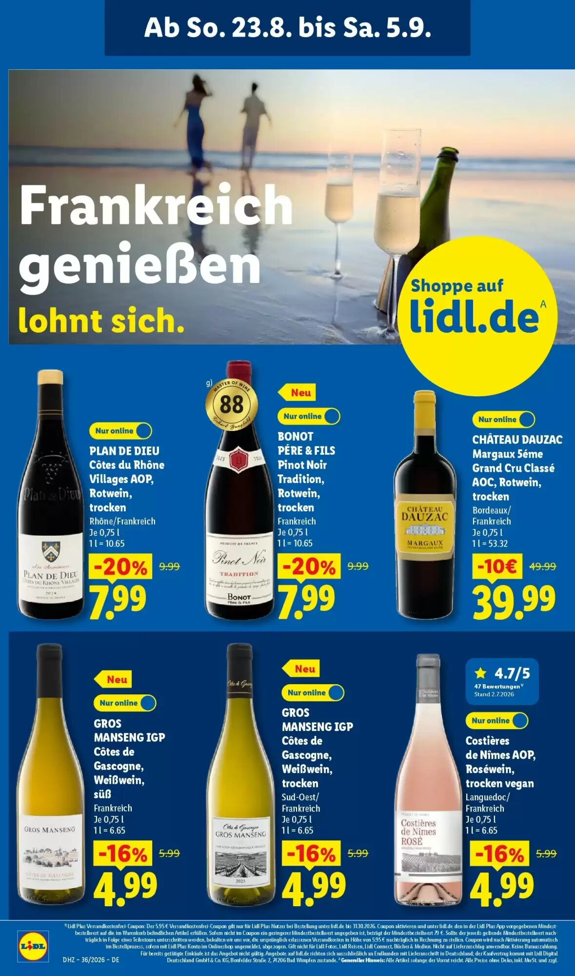 Lidl Prospekt (ab 30.08.2026) zum Blättern - Seite 62