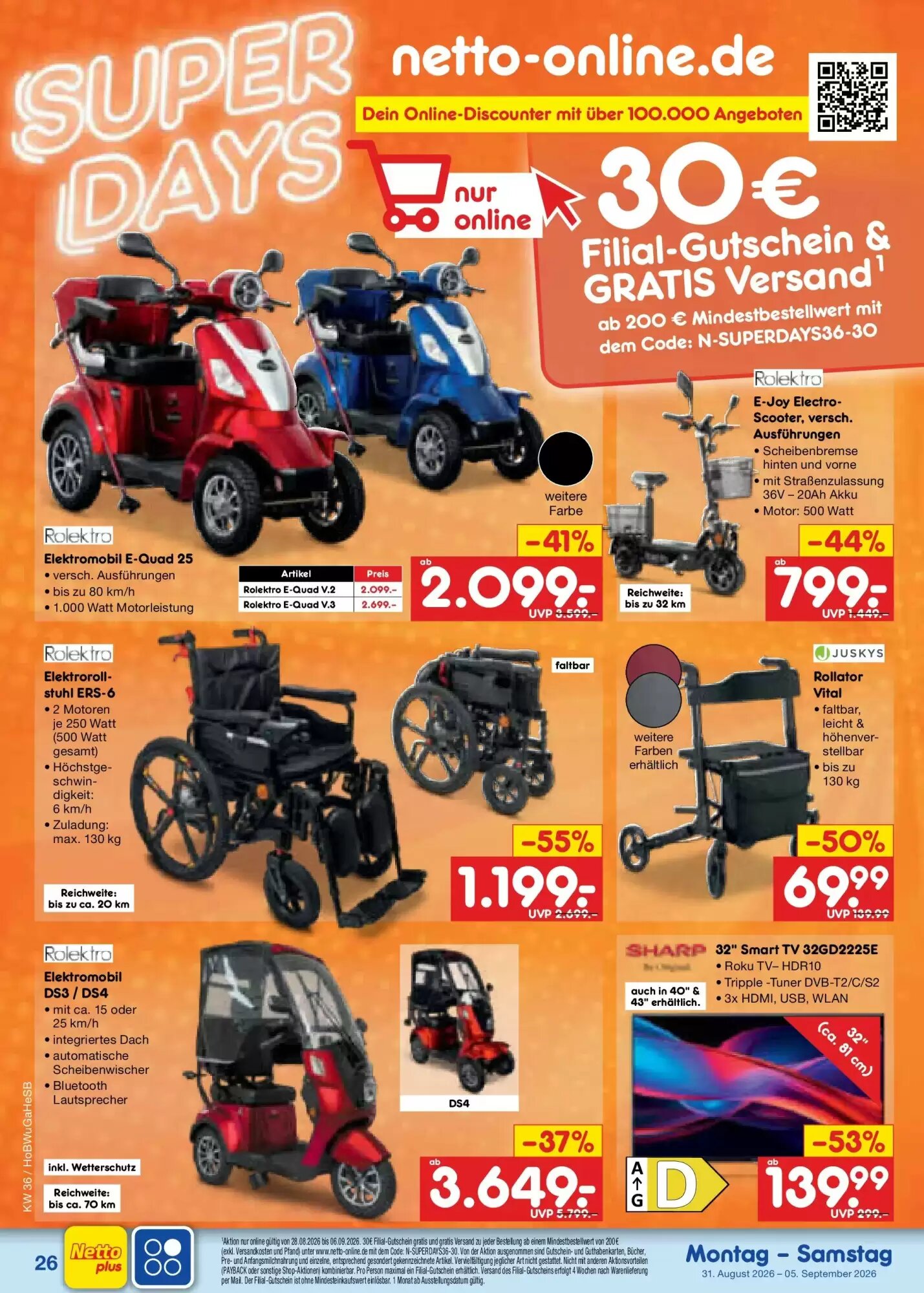 Netto Marken-Discount Prospekt (ab 30.08.2026) zum Blättern - Seite 36