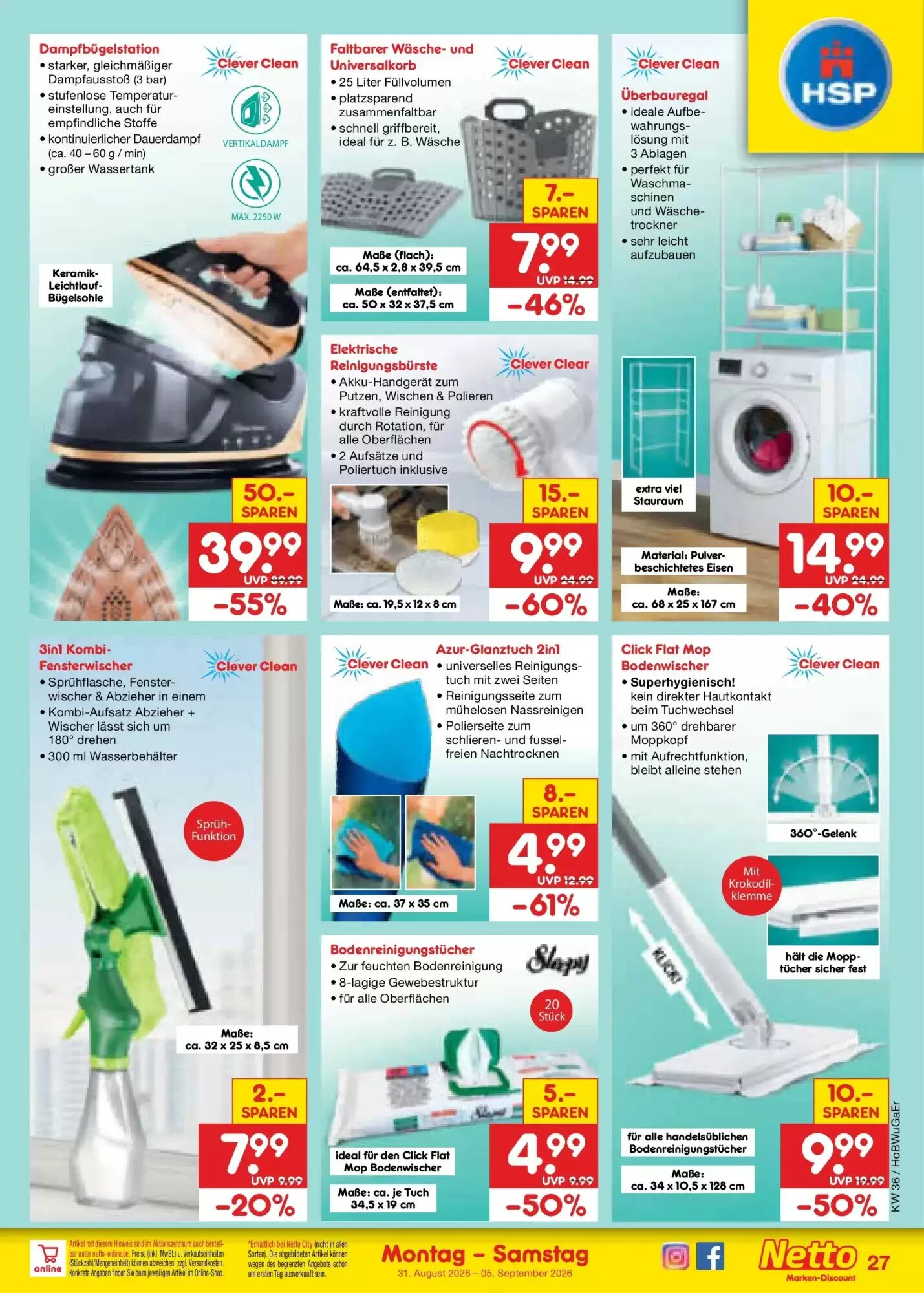 Netto Marken-Discount Prospekt (ab 30.08.2026) zum Blättern - Seite 37