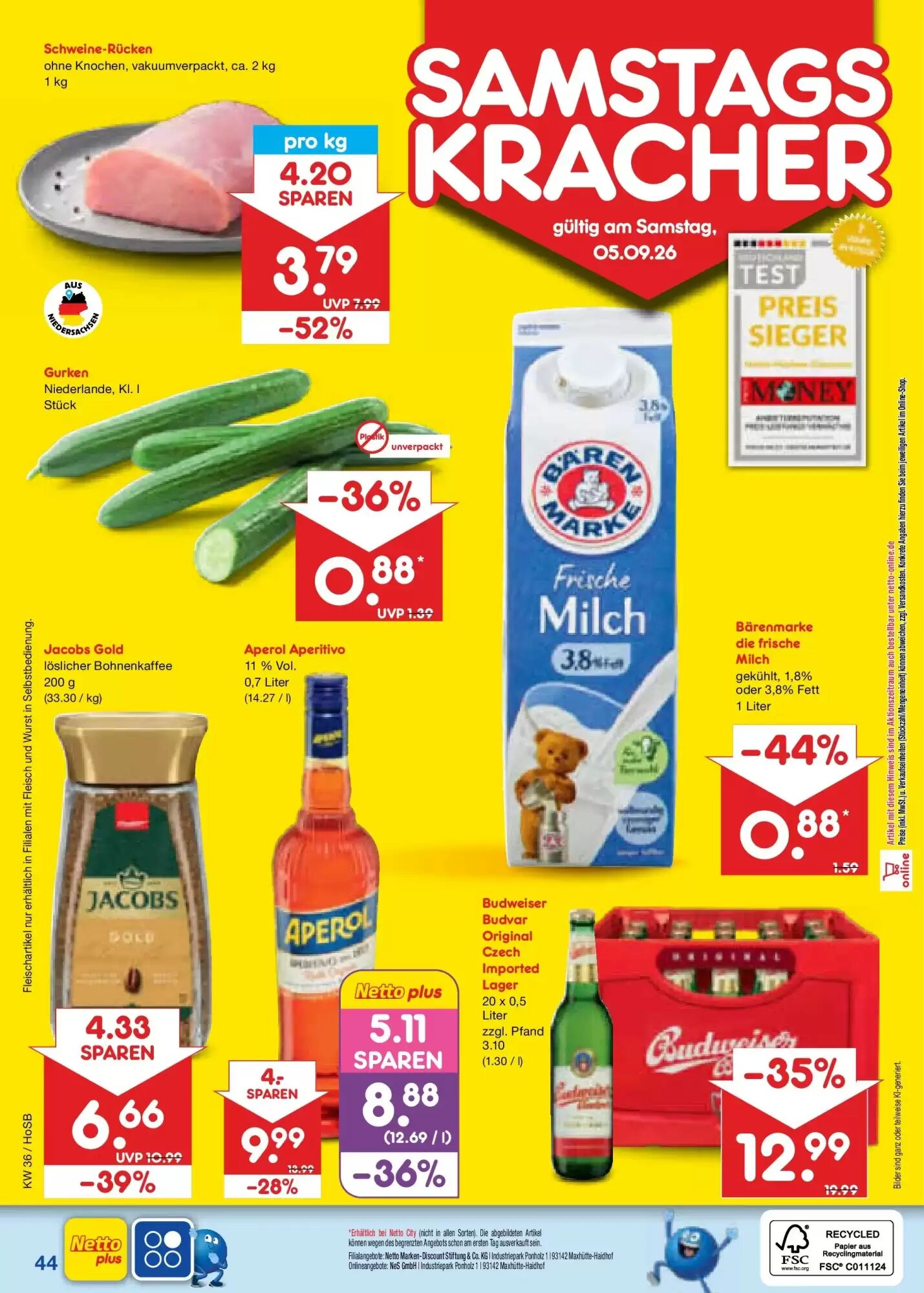 Netto Marken-Discount Prospekt (ab 30.08.2026) zum Blättern - Seite 56