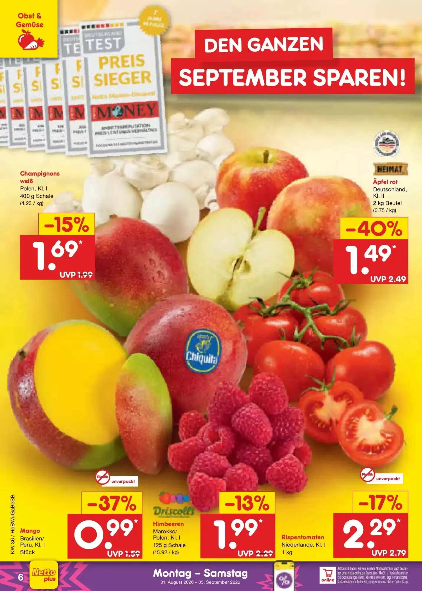 Netto Marken-Discount Prospekt (ab 30.08.2026) zum Blättern - Seite 8