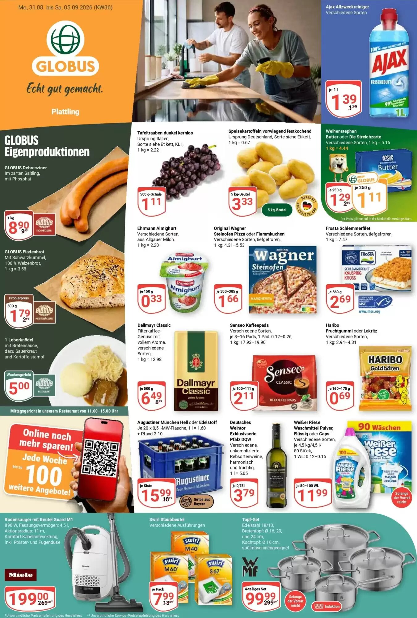 Globus Prospekt (ab 30.08.2026) zum Blättern - Seite 1
