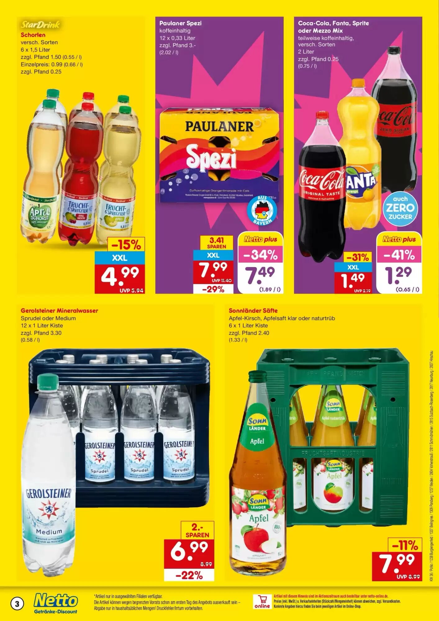 Netto Getränke Discount Prospekt (ab 30.08.2026) zum Blättern - Seite 3