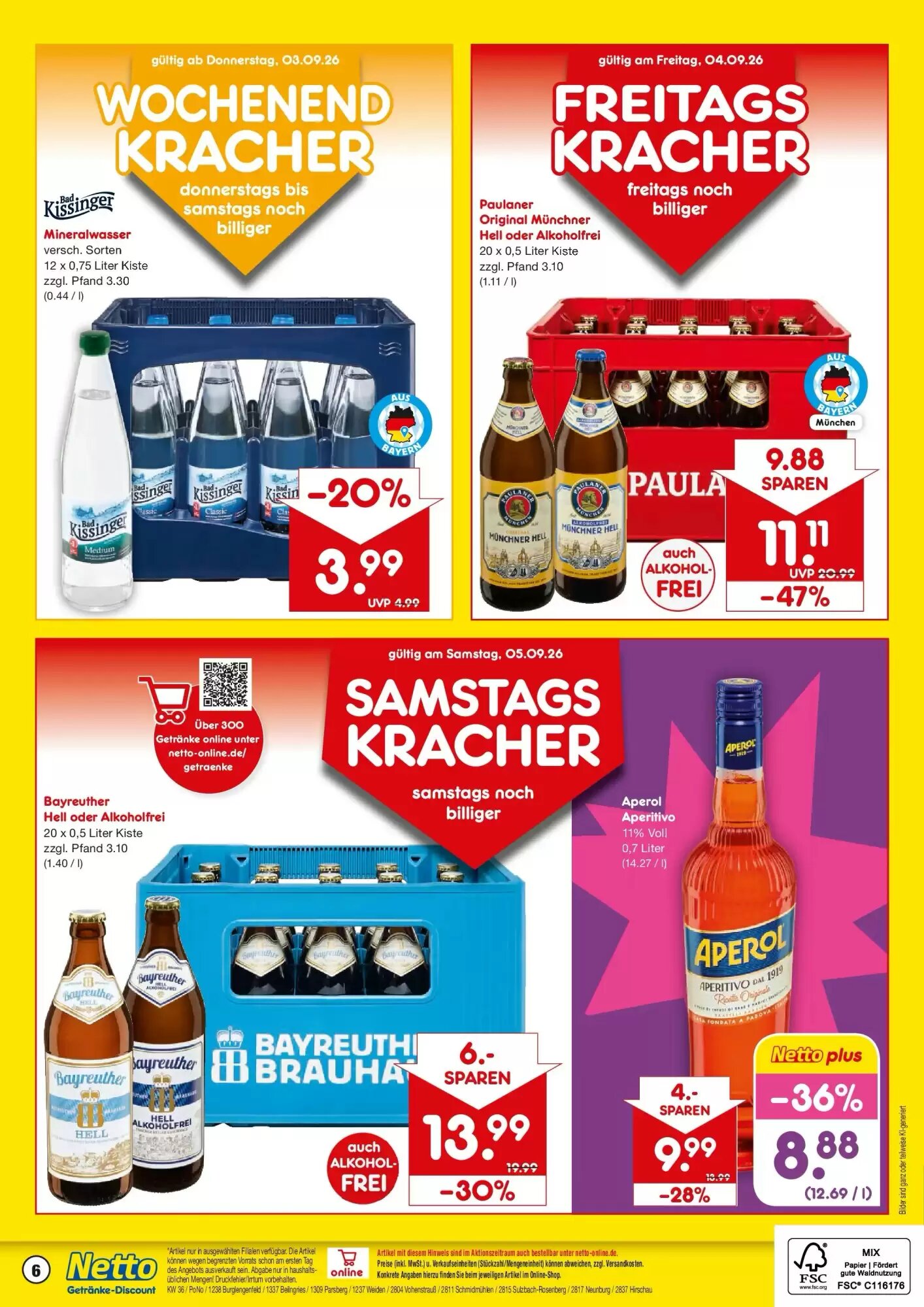 Netto Getränke Discount Prospekt (ab 30.08.2026) zum Blättern - Seite 6