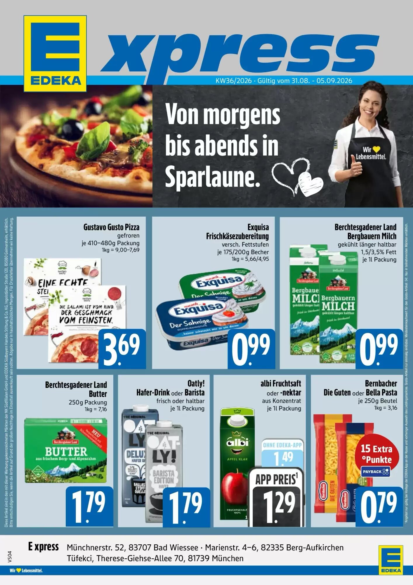Edeka Xpress Prospekt (ab 30.08.2026) zum Blättern - Seite 1