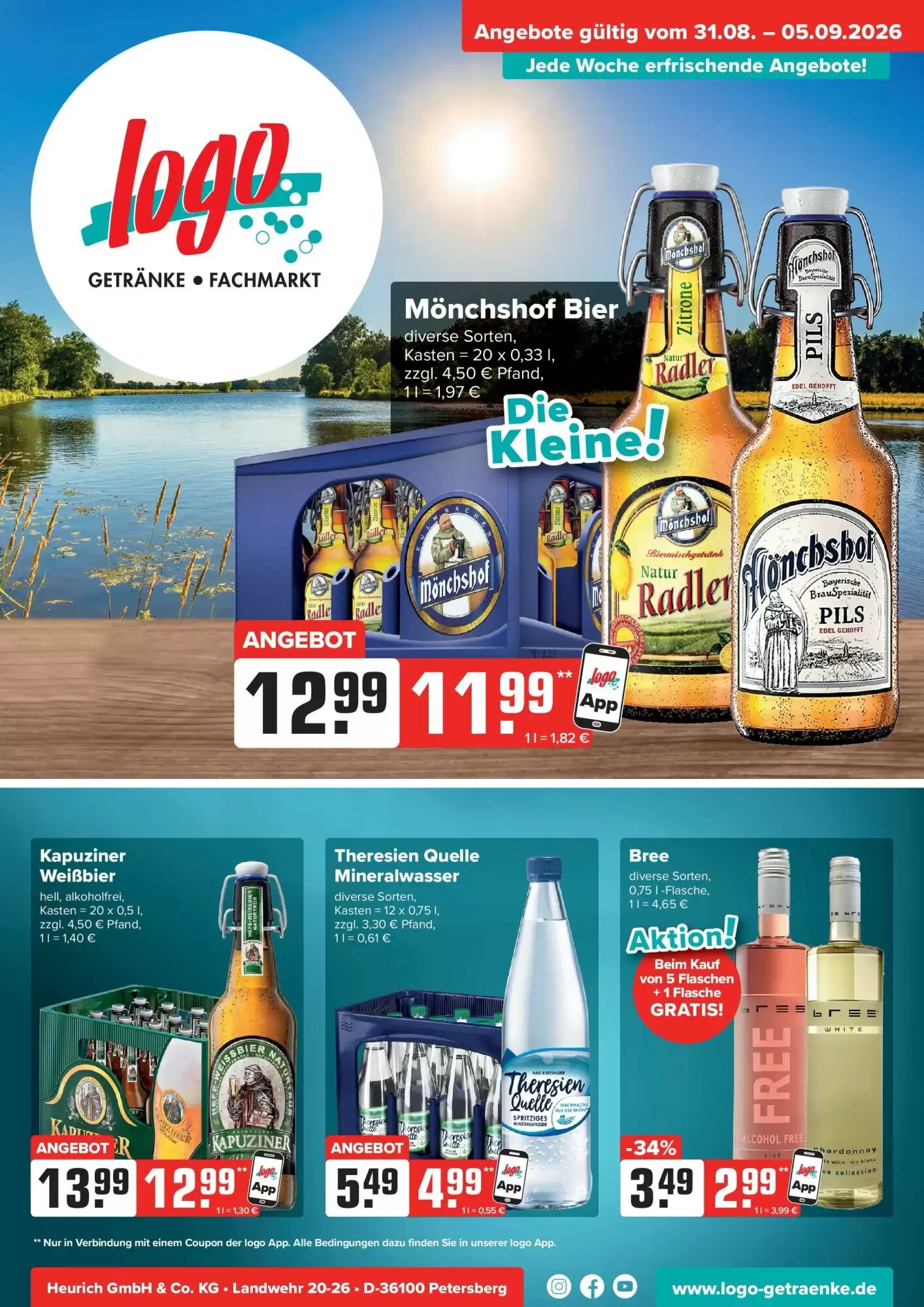 Logo Getränkemarkt Prospekt (ab 30.08.2026) zum Blättern - Seite 1