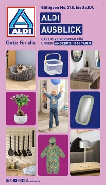 Aldi Nord Prospekt (ab 31.08.2026) zum Blättern