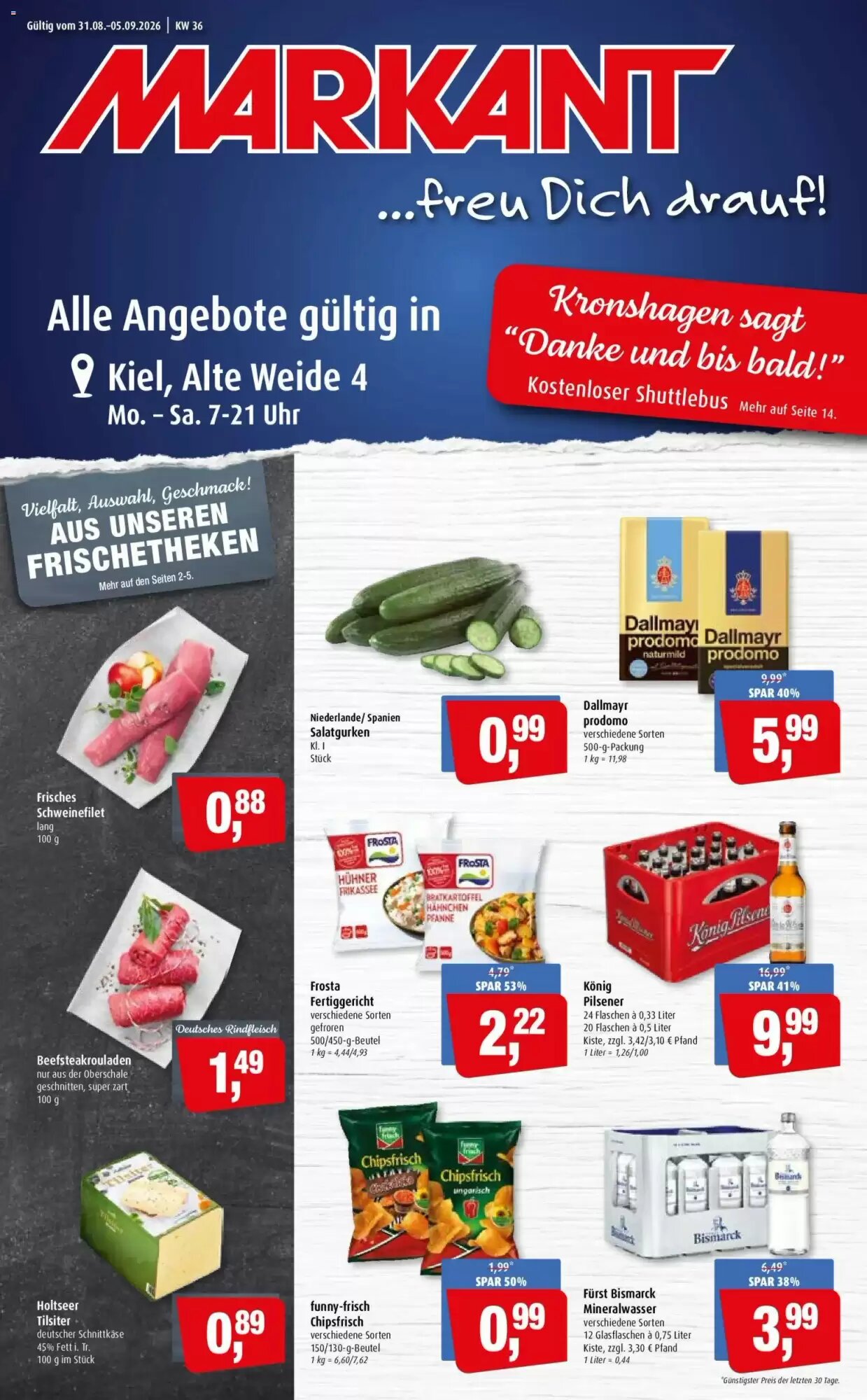 Markant Prospekt (ab 31.08.2026) zum Blättern - Seite 1