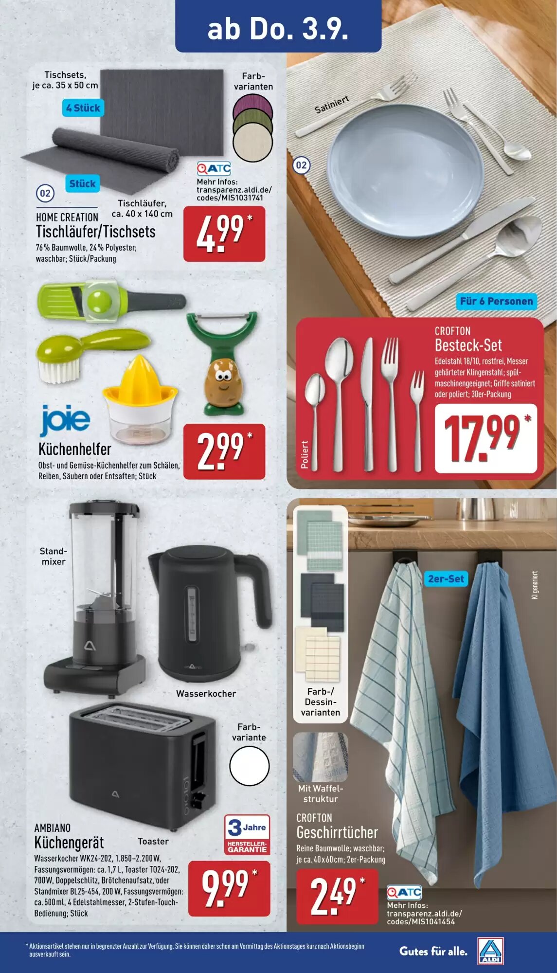 Aldi Nord Prospekt (ab 31.08.2026) zum Blättern - Seite 23