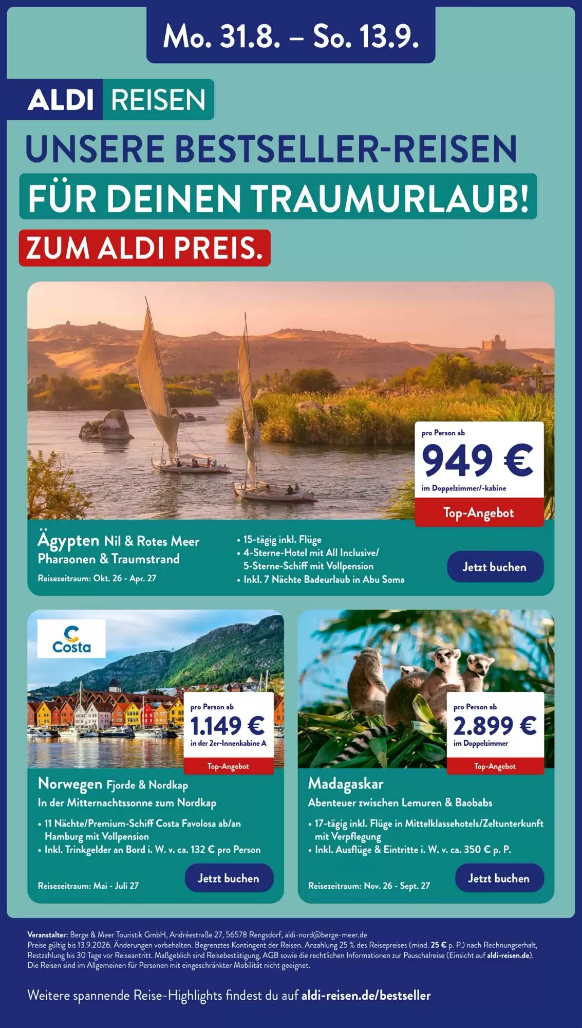 Aldi Nord Prospekt (ab 31.08.2026) zum Blättern - Seite 38