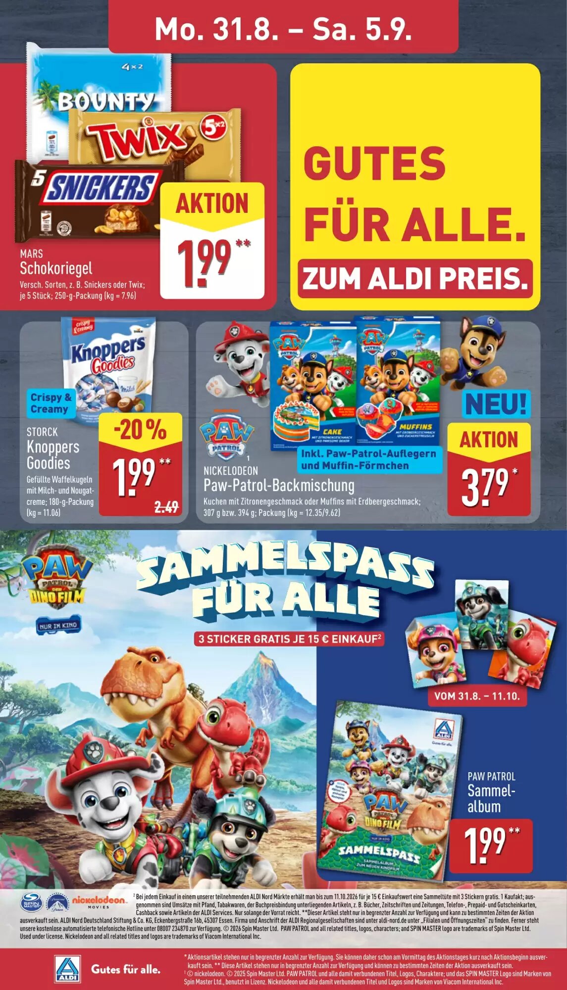 Aldi Nord Prospekt (ab 31.08.2026) zum Blättern - Seite 8