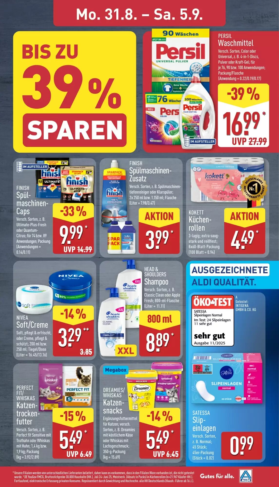 Aldi Nord Prospekt (ab 31.08.2026) zum Blättern - Seite 9