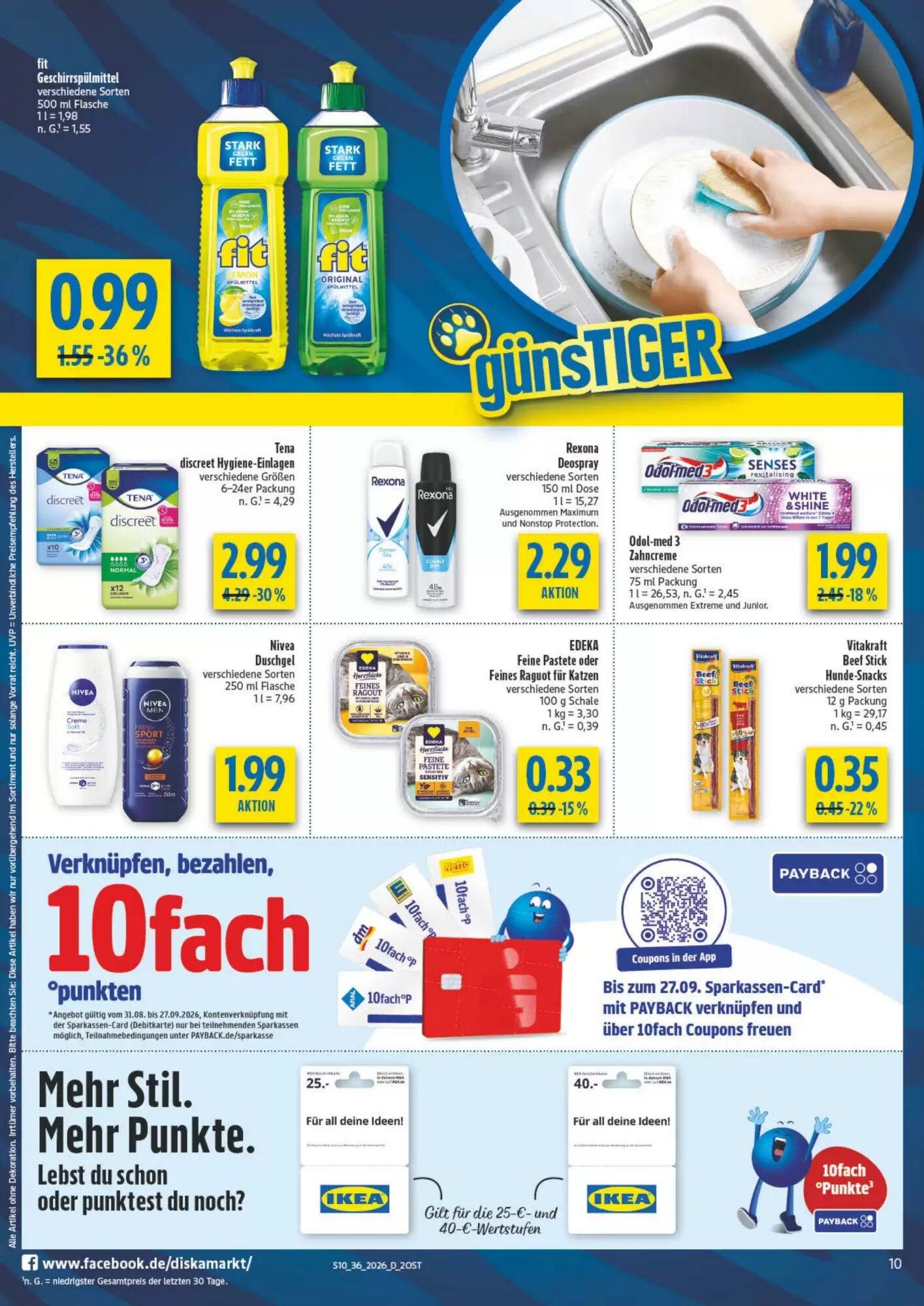 diska Prospekt (ab 31.08.2026) zum Blättern - Seite 10