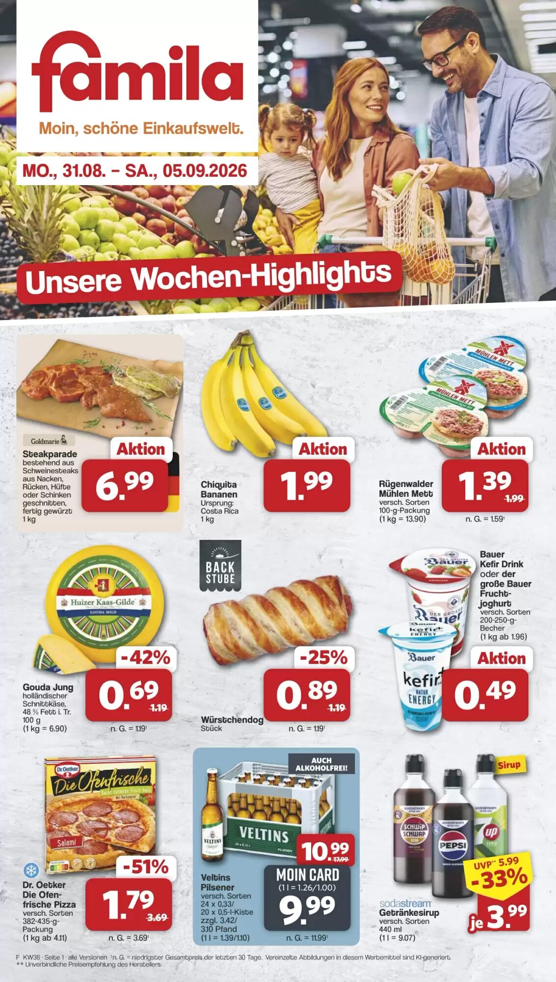 Famila Nord West Prospekt (ab 31.08.2026) zum Blättern - Seite 1