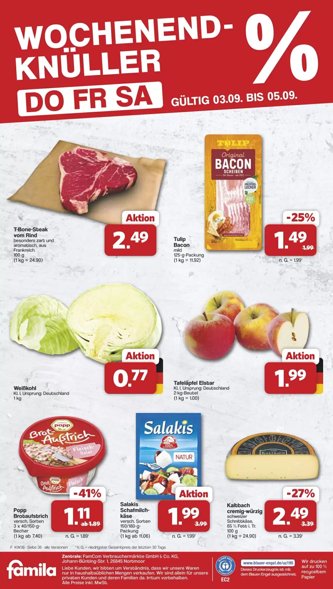 Famila Nord West Prospekt (ab 31.08.2026) zum Blättern - Seite 38