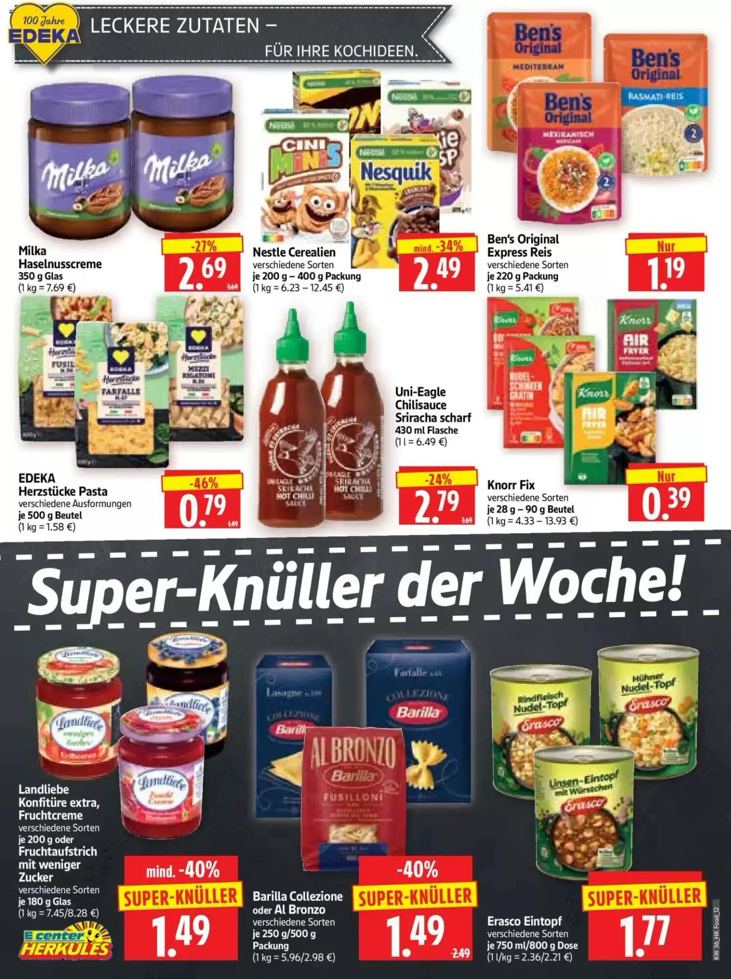 Edeka Herkules Prospekt (ab 31.08.2026) zum Blättern - Seite 12