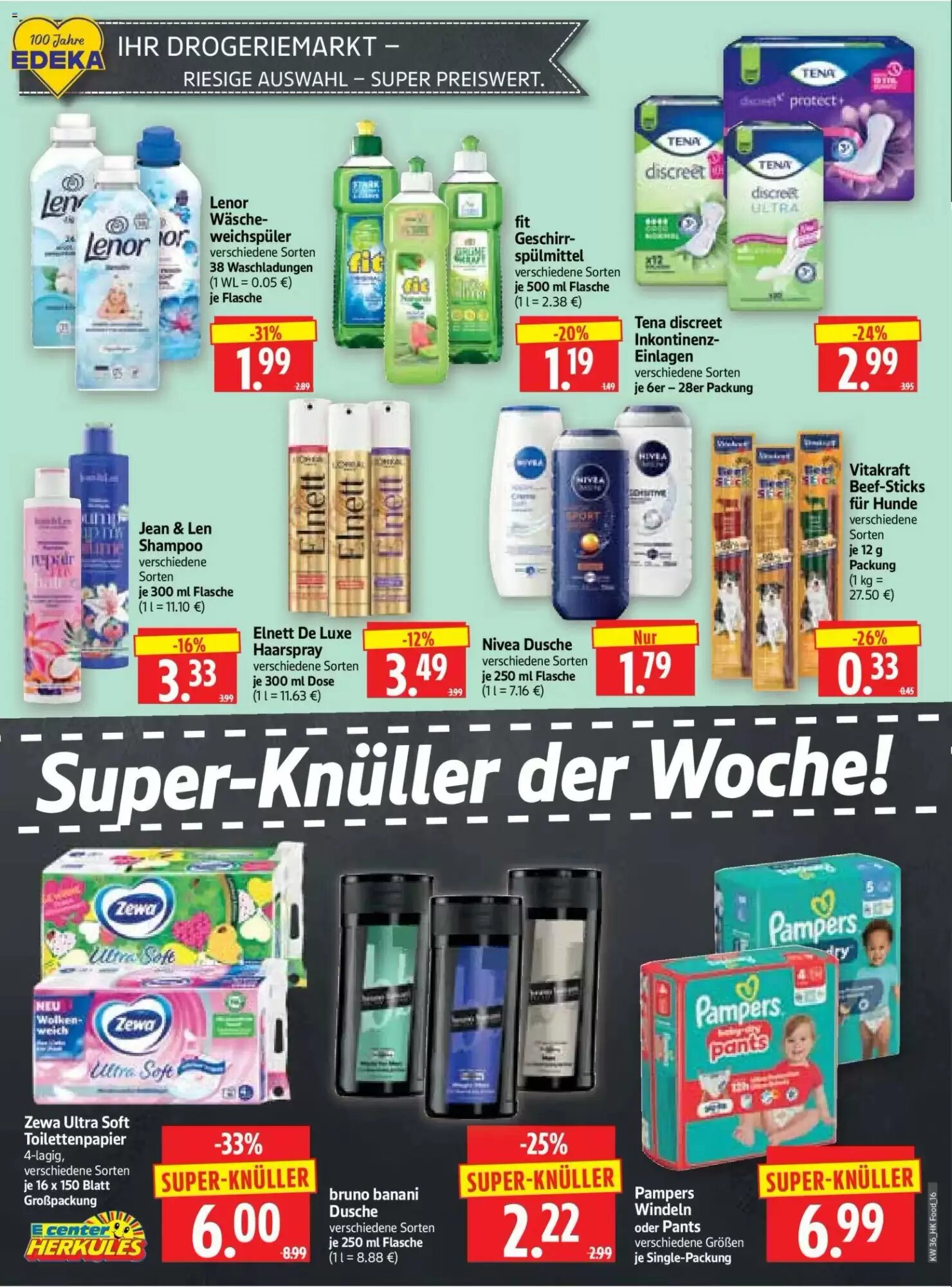 Edeka Herkules Prospekt (ab 31.08.2026) zum Blättern - Seite 16