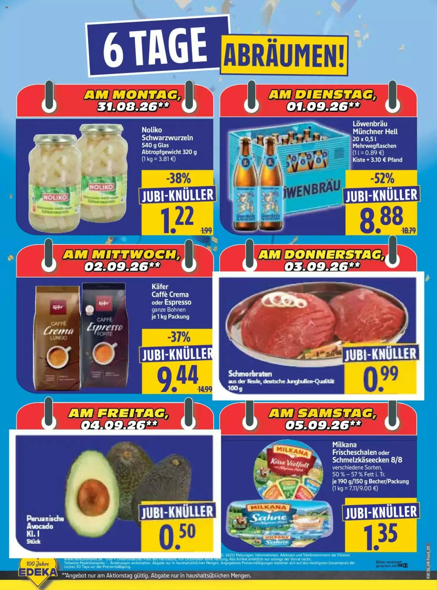 Edeka Herkules Prospekt (ab 31.08.2026) zum Blättern - Seite 20