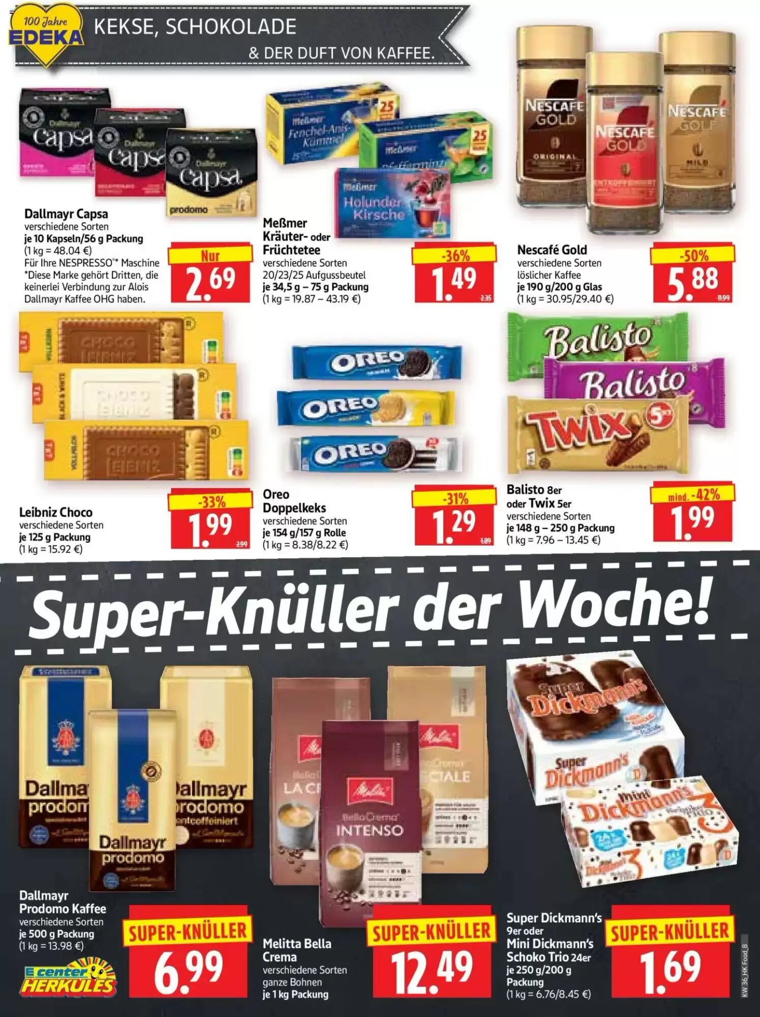 Edeka Herkules Prospekt (ab 31.08.2026) zum Blättern - Seite 8