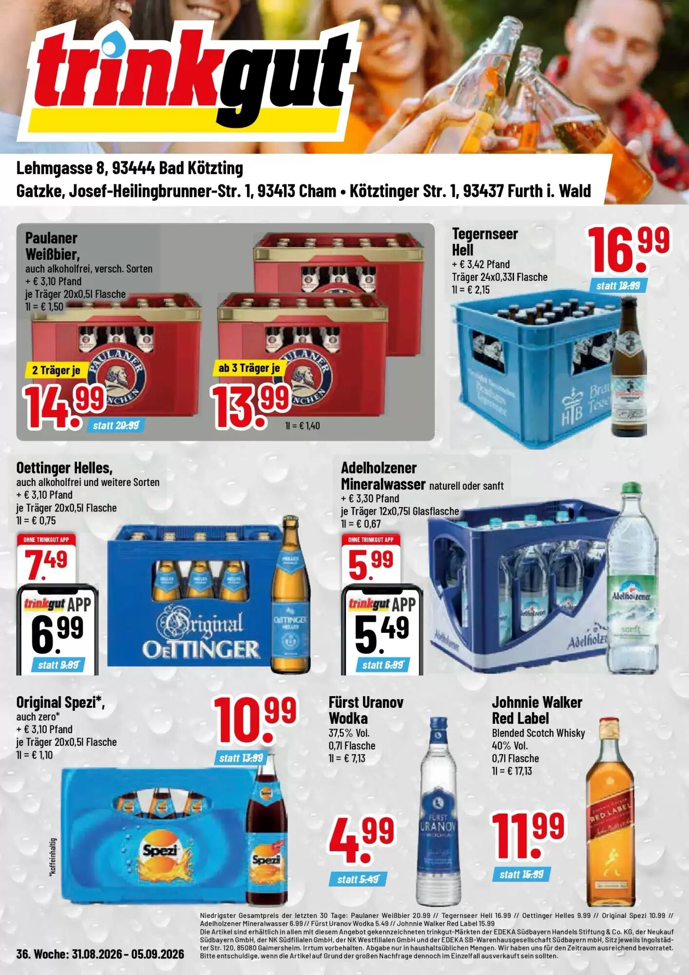 trinkgut Prospekt (ab 31.08.2026) zum Blättern - Seite 1