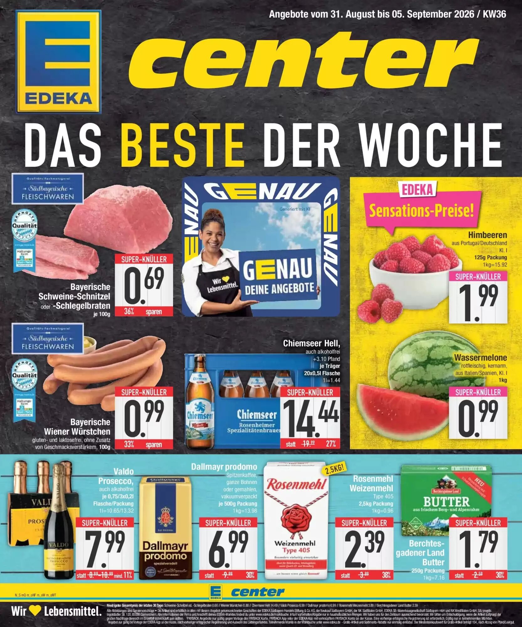 Edeka Prospekt (ab 31.08.2026) zum Blättern - Seite 1