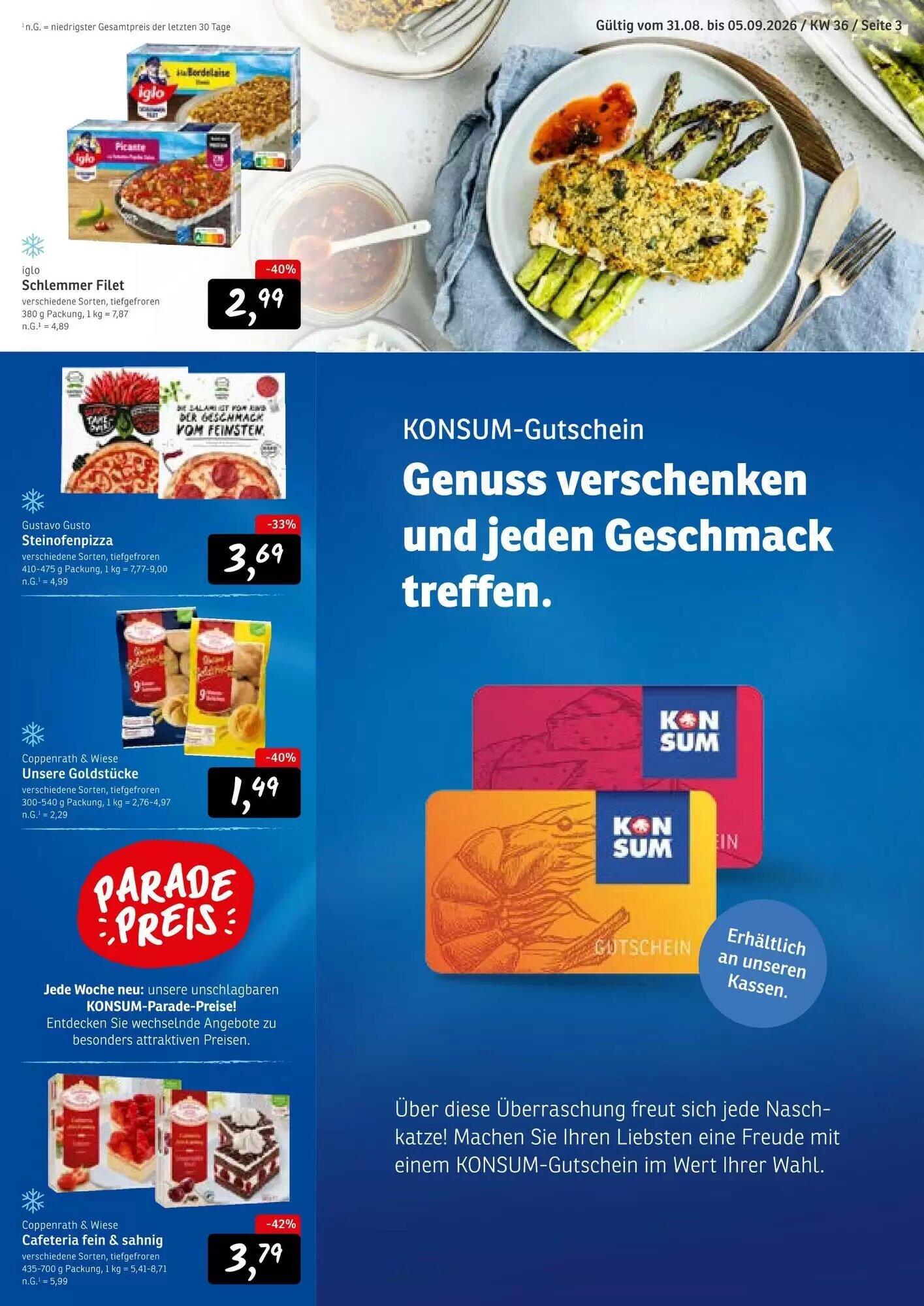 KONSUM Prospekt (ab 31.08.2026) zum Blättern - Seite 3