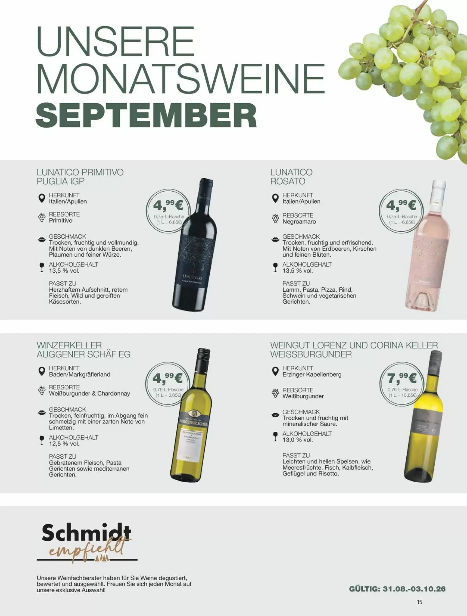 Schmidt's Märkte Prospekt (ab 31.08.2026) zum Blättern - Seite 15