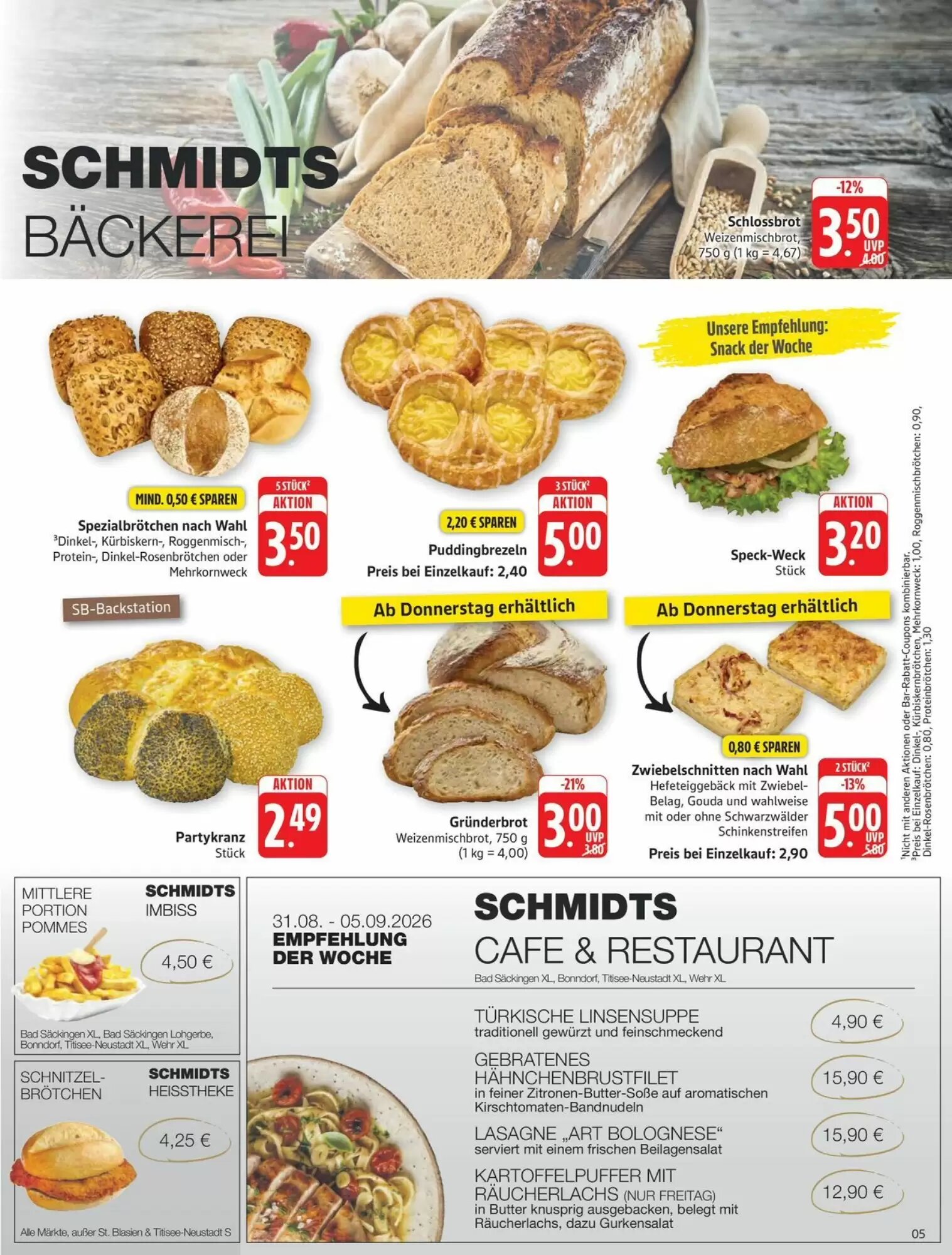 Schmidt's Märkte Prospekt (ab 31.08.2026) zum Blättern - Seite 5