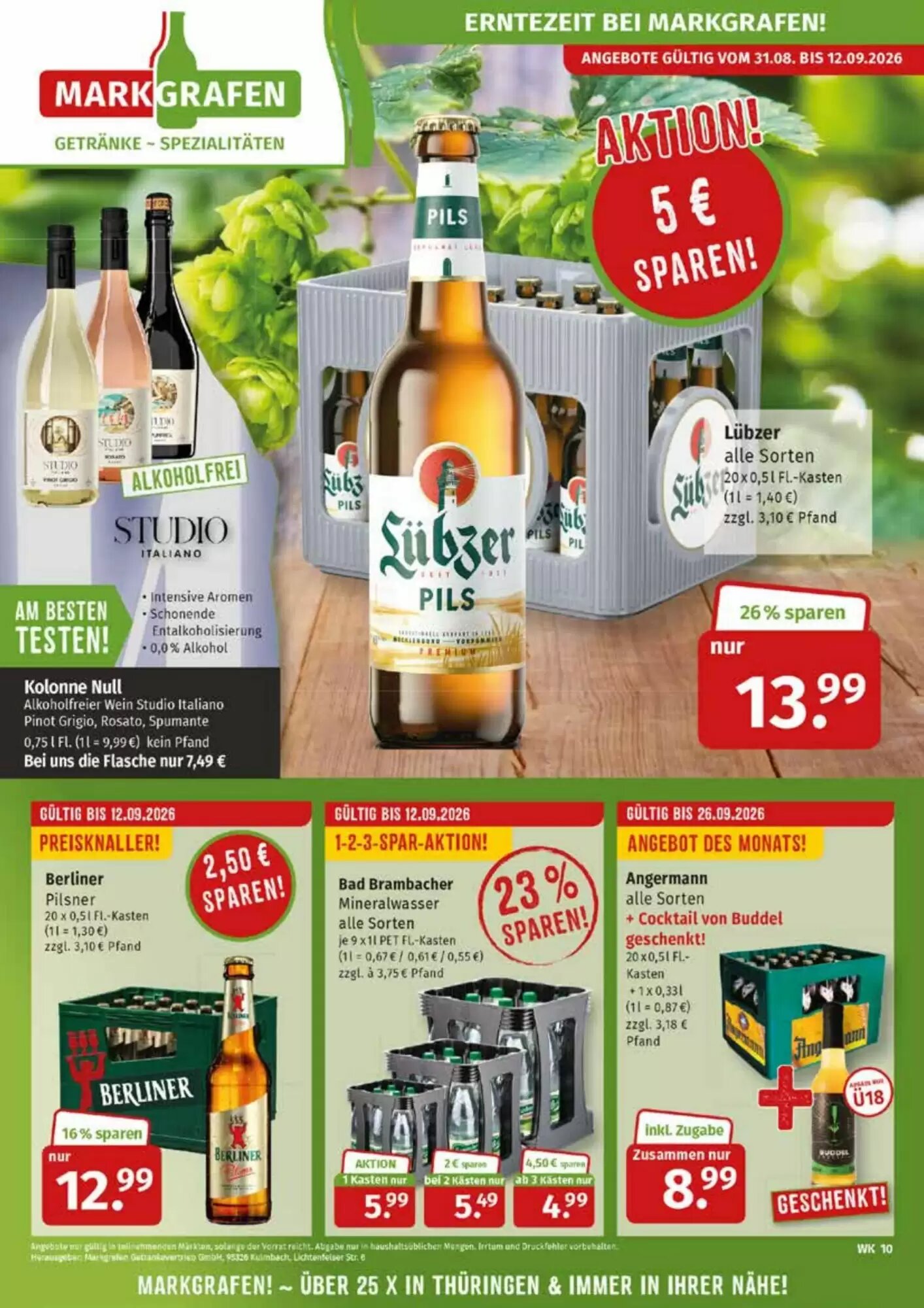 Markgrafen Prospekt (ab 31.08.2026) zum Blättern - Seite 1