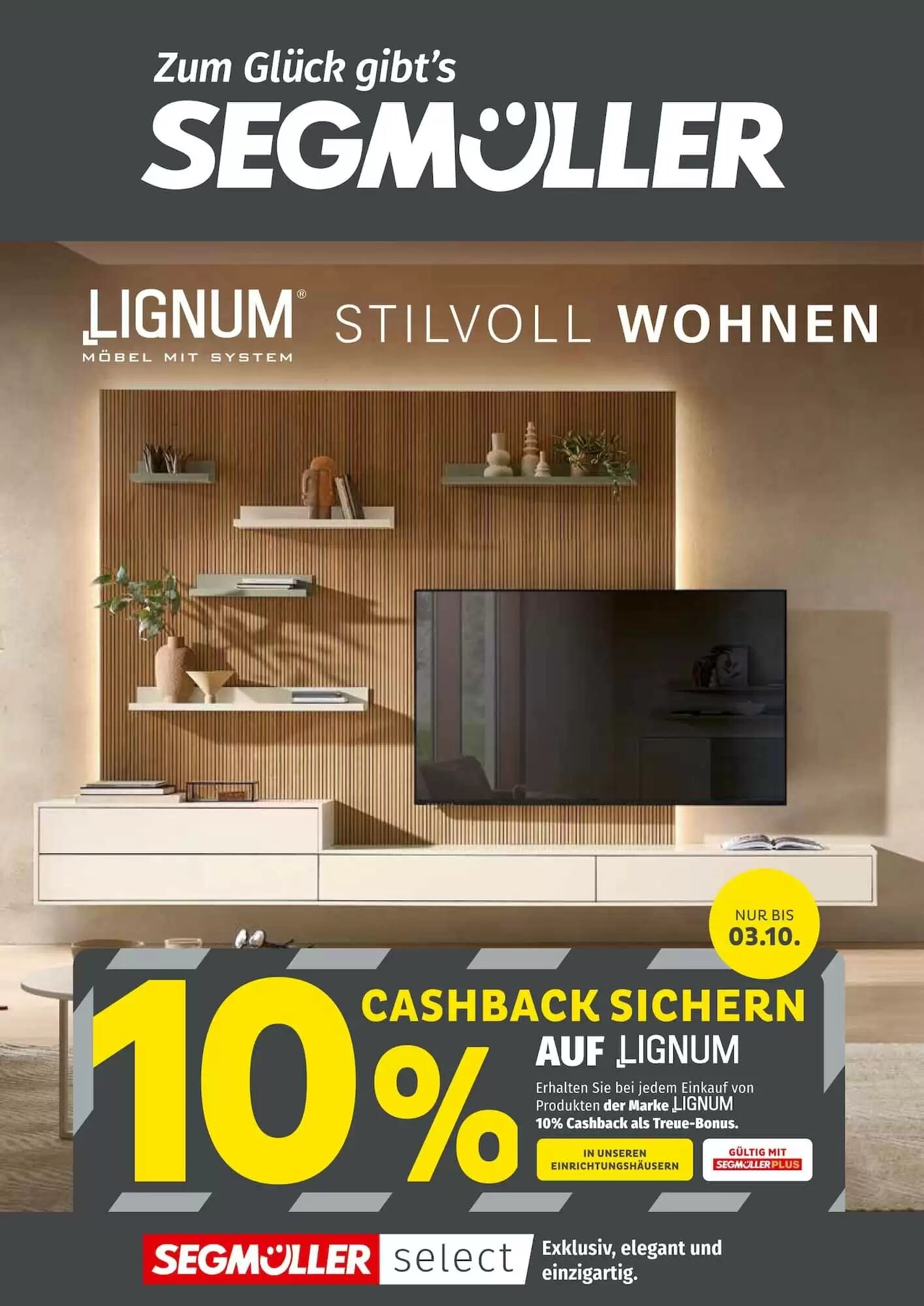 Segmüller Prospekt (ab 31.08.2026) zum Blättern - Seite 1