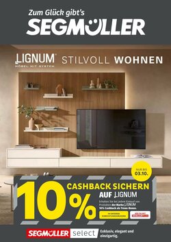 Segmüller Prospekt (ab 31.08.2026) zum Blättern