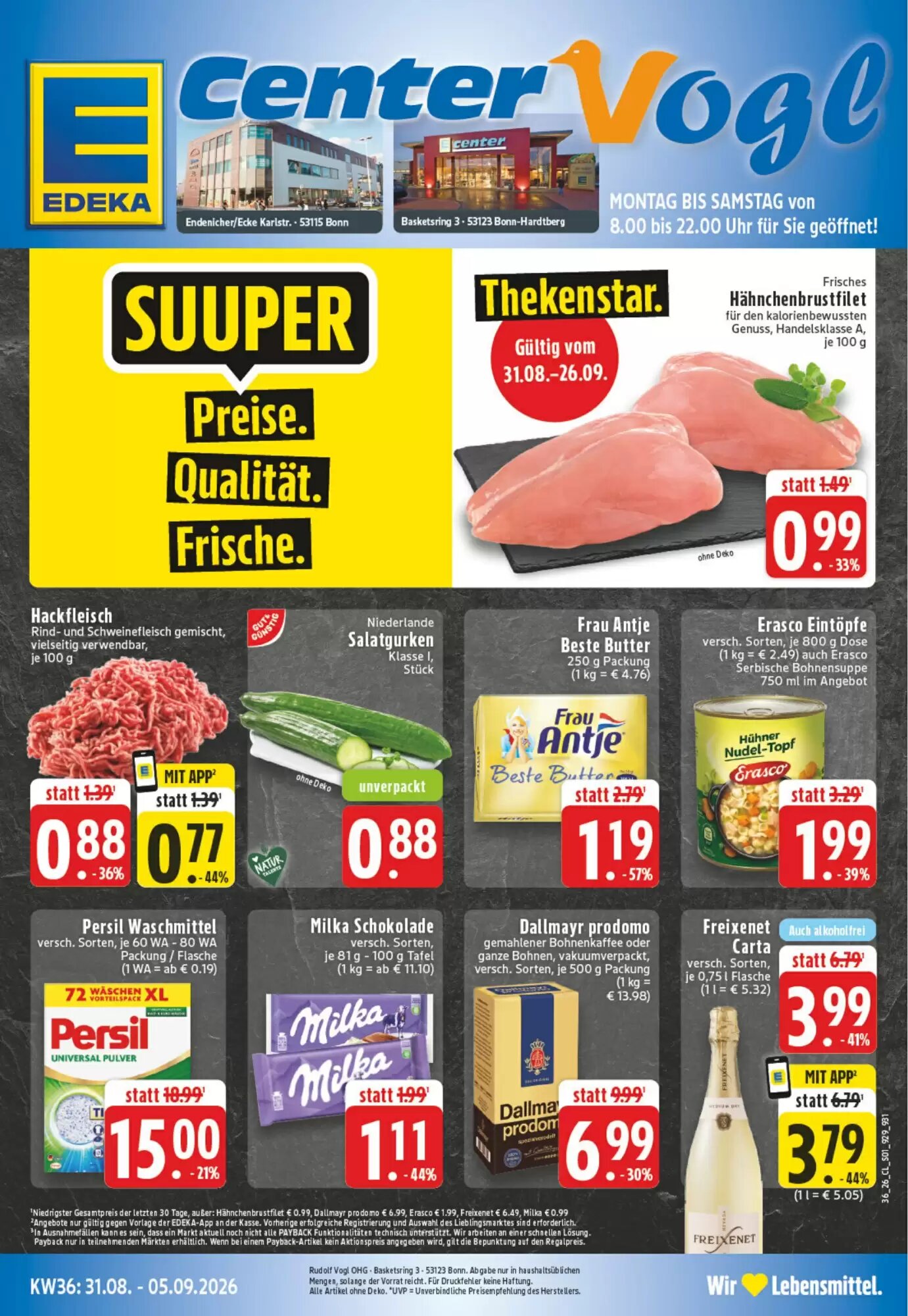 EDEKA Vogl Prospekt (ab 31.08.2026) zum Blättern - Seite 1