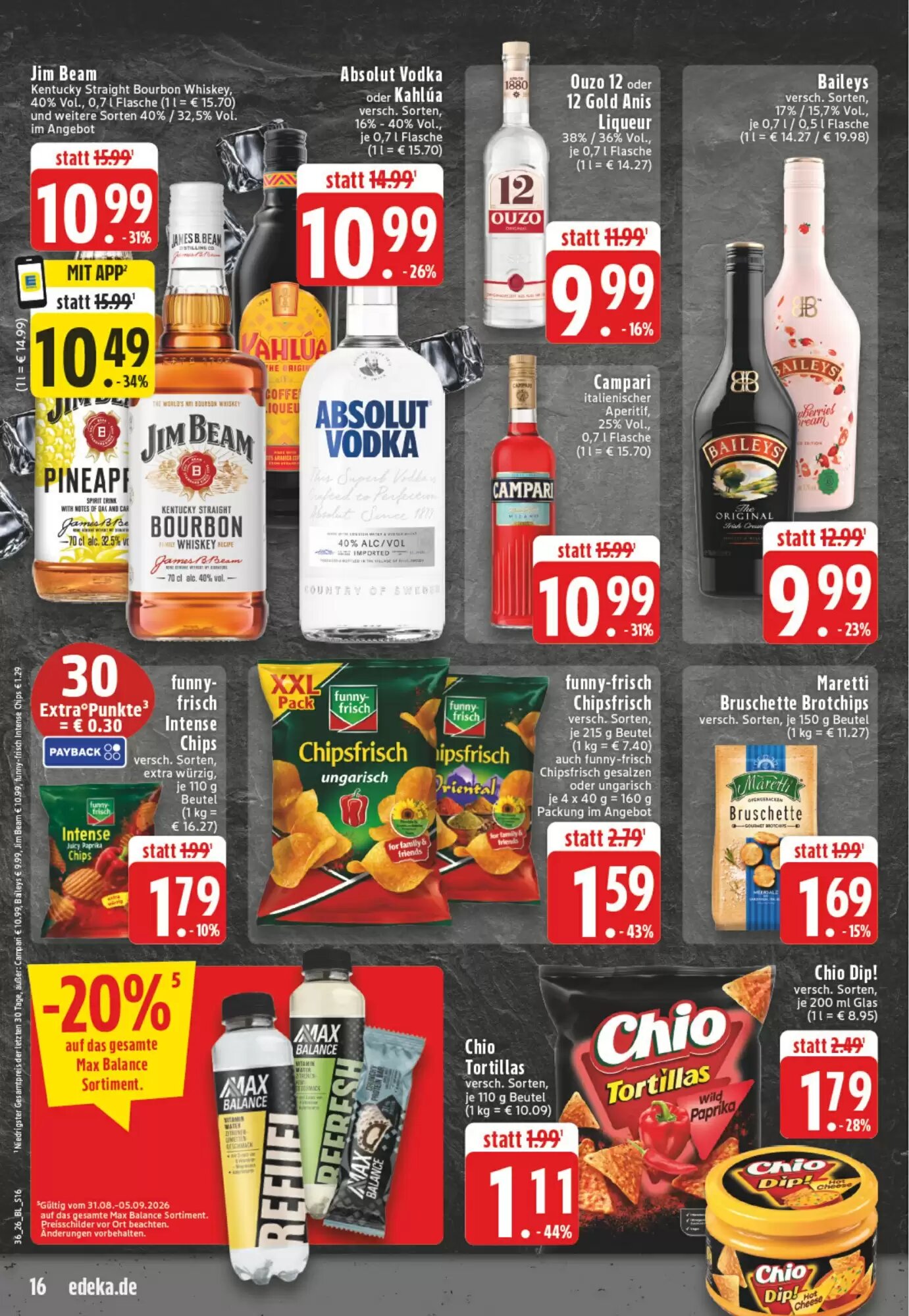 EDEKA Vogl Prospekt (ab 31.08.2026) zum Blättern - Seite 16