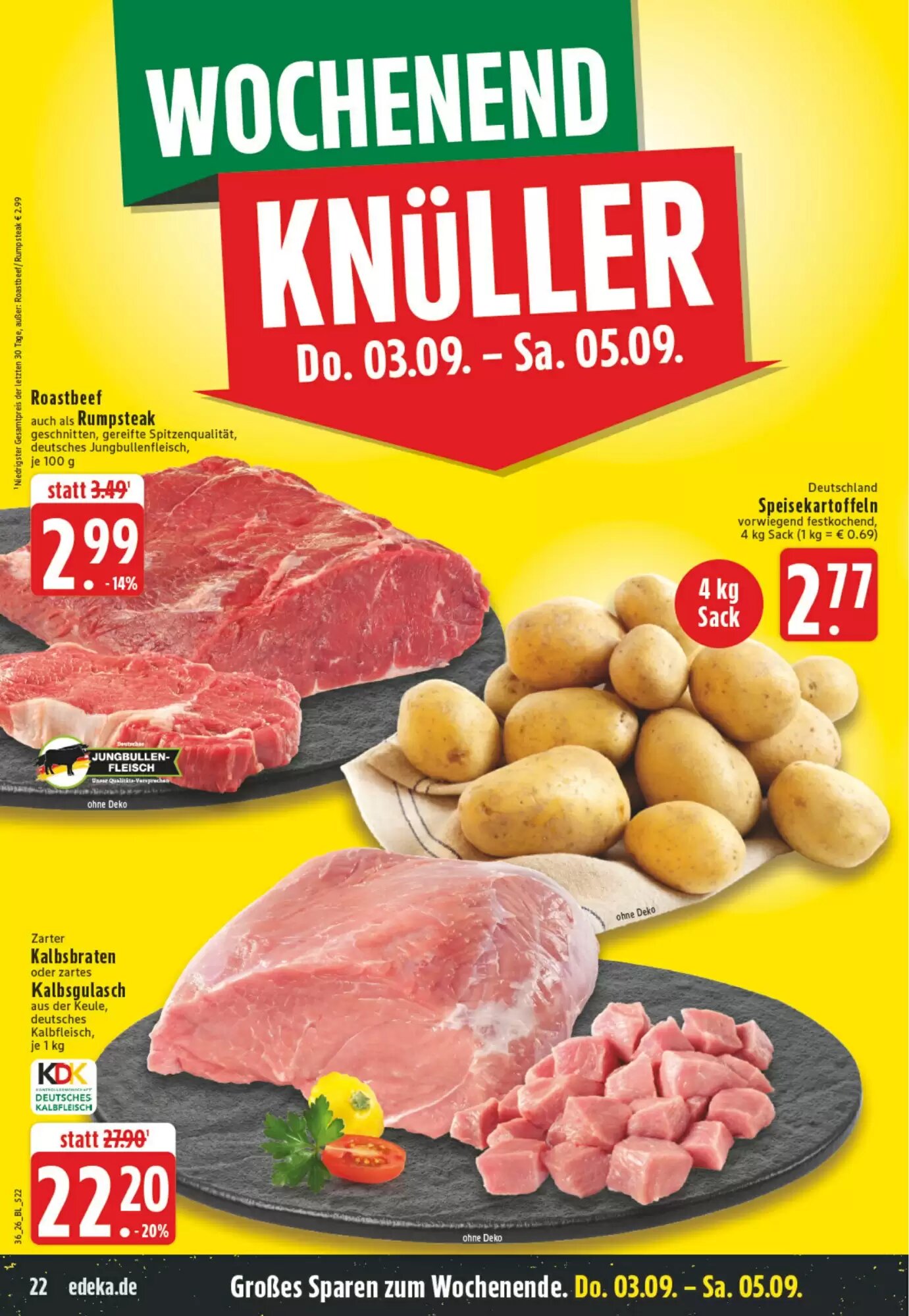 EDEKA Vogl Prospekt (ab 31.08.2026) zum Blättern - Seite 22