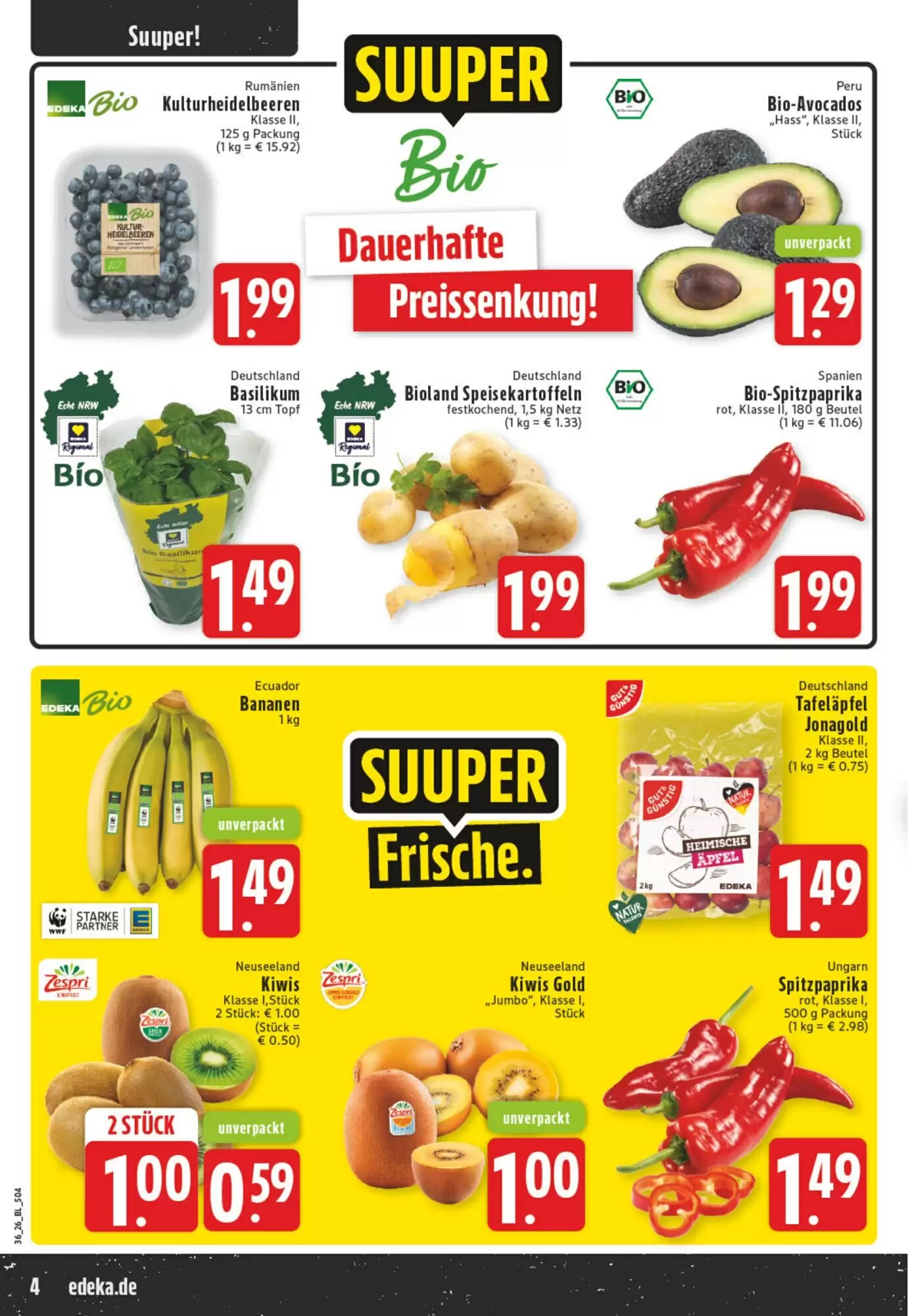 EDEKA Vogl Prospekt (ab 31.08.2026) zum Blättern - Seite 4