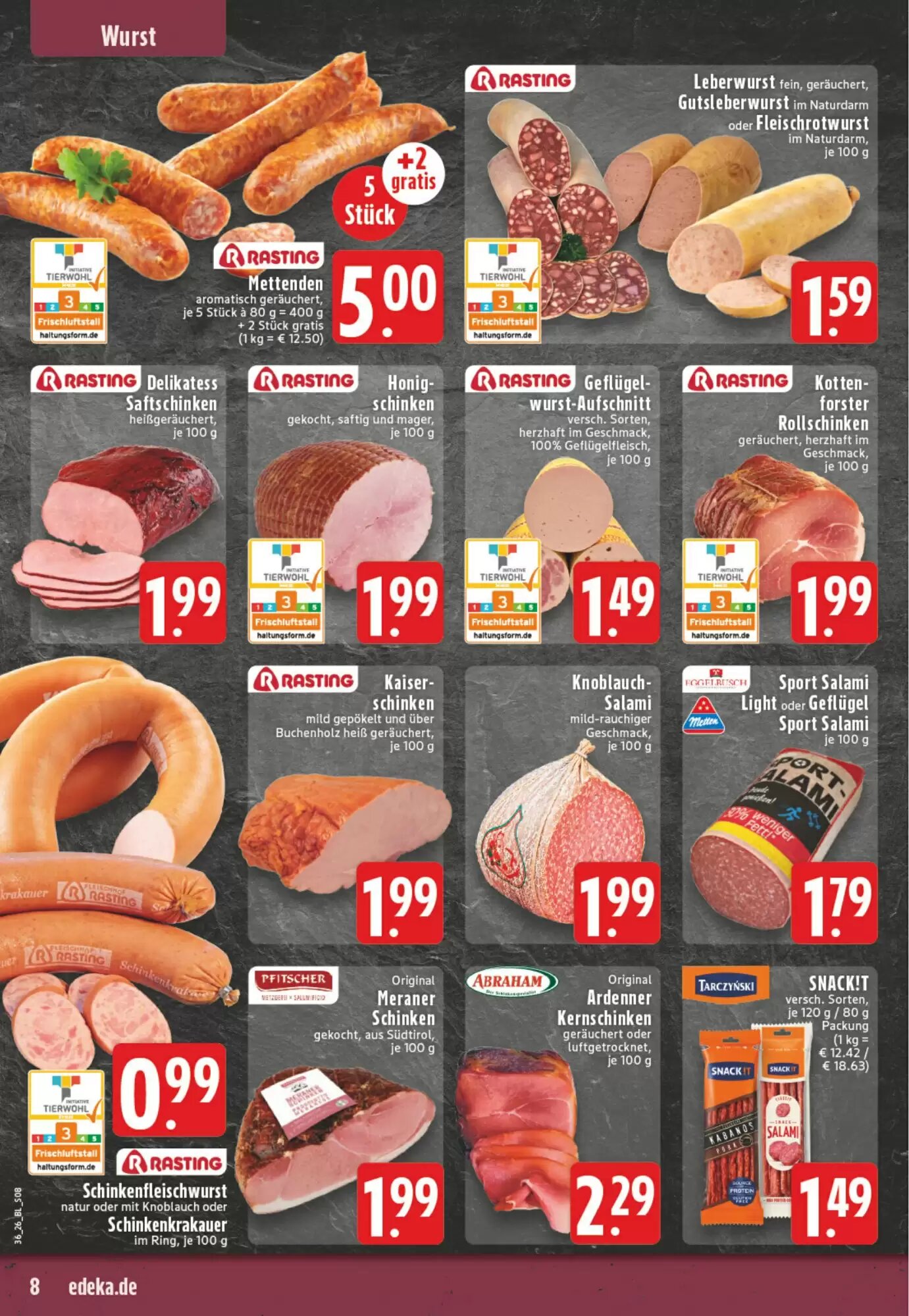 EDEKA Vogl Prospekt (ab 31.08.2026) zum Blättern - Seite 8