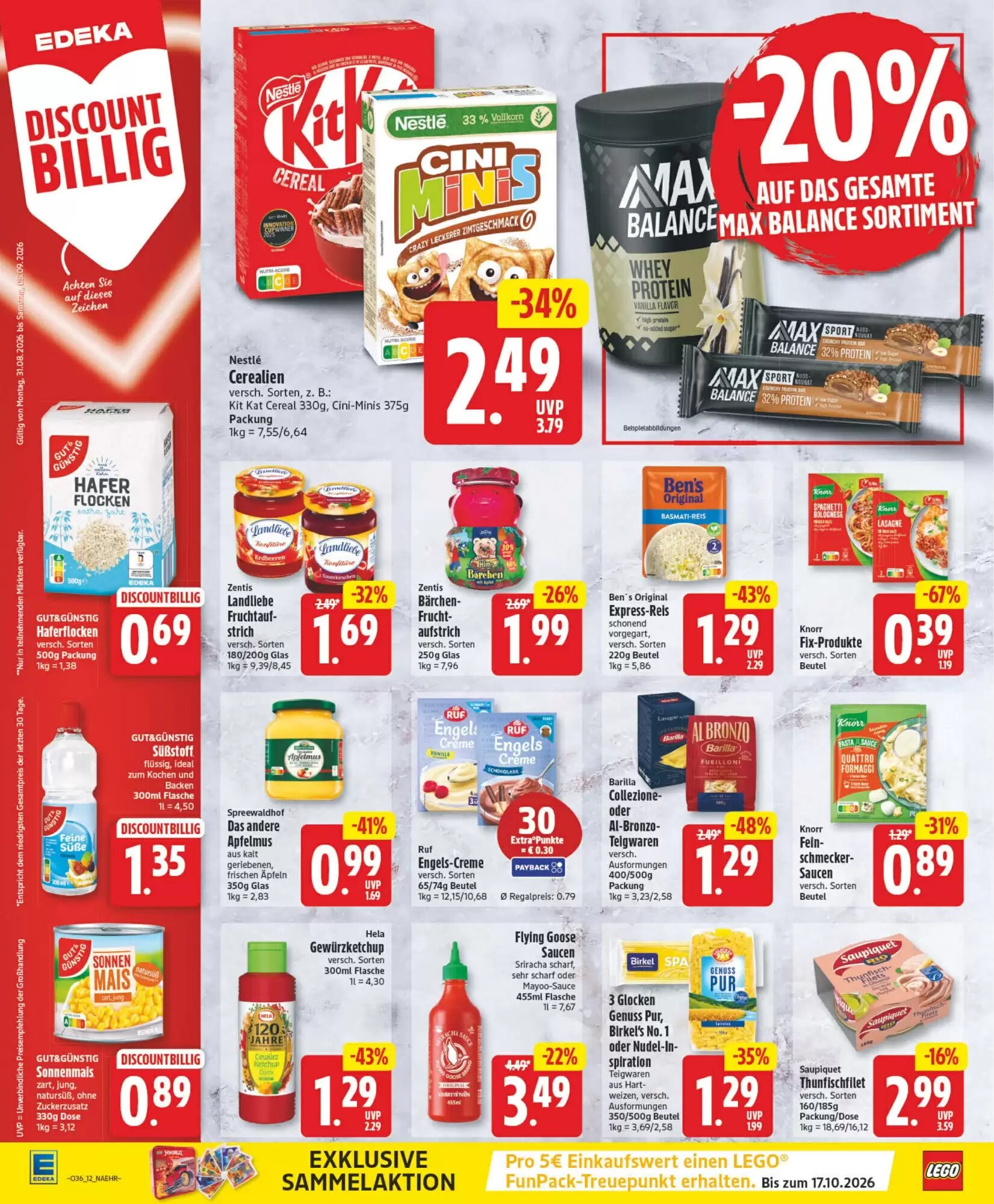 Edeka Aktiv Markt Prospekt (ab 31.08.2026) zum Blättern - Seite 14