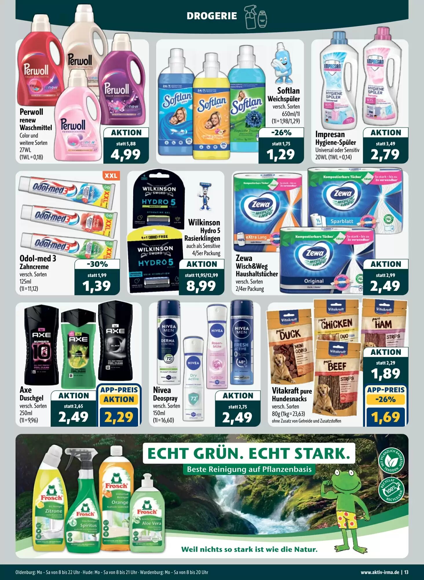 Aktiv Irma Prospekt (ab 31.08.2026) zum Blättern - Seite 13