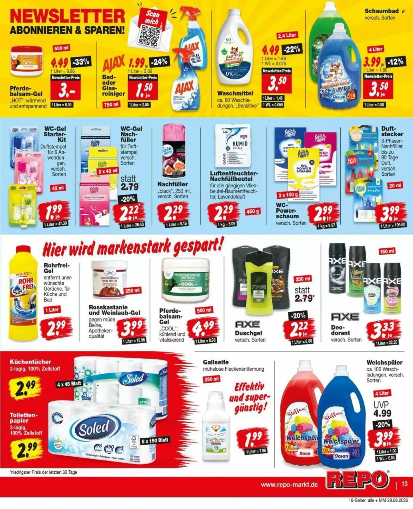 Repo Markt Prospekt (ab 31.08.2026) zum Blättern - Seite 13